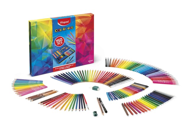 Tekenset Maped Color'Peps 150-delig assorti 3