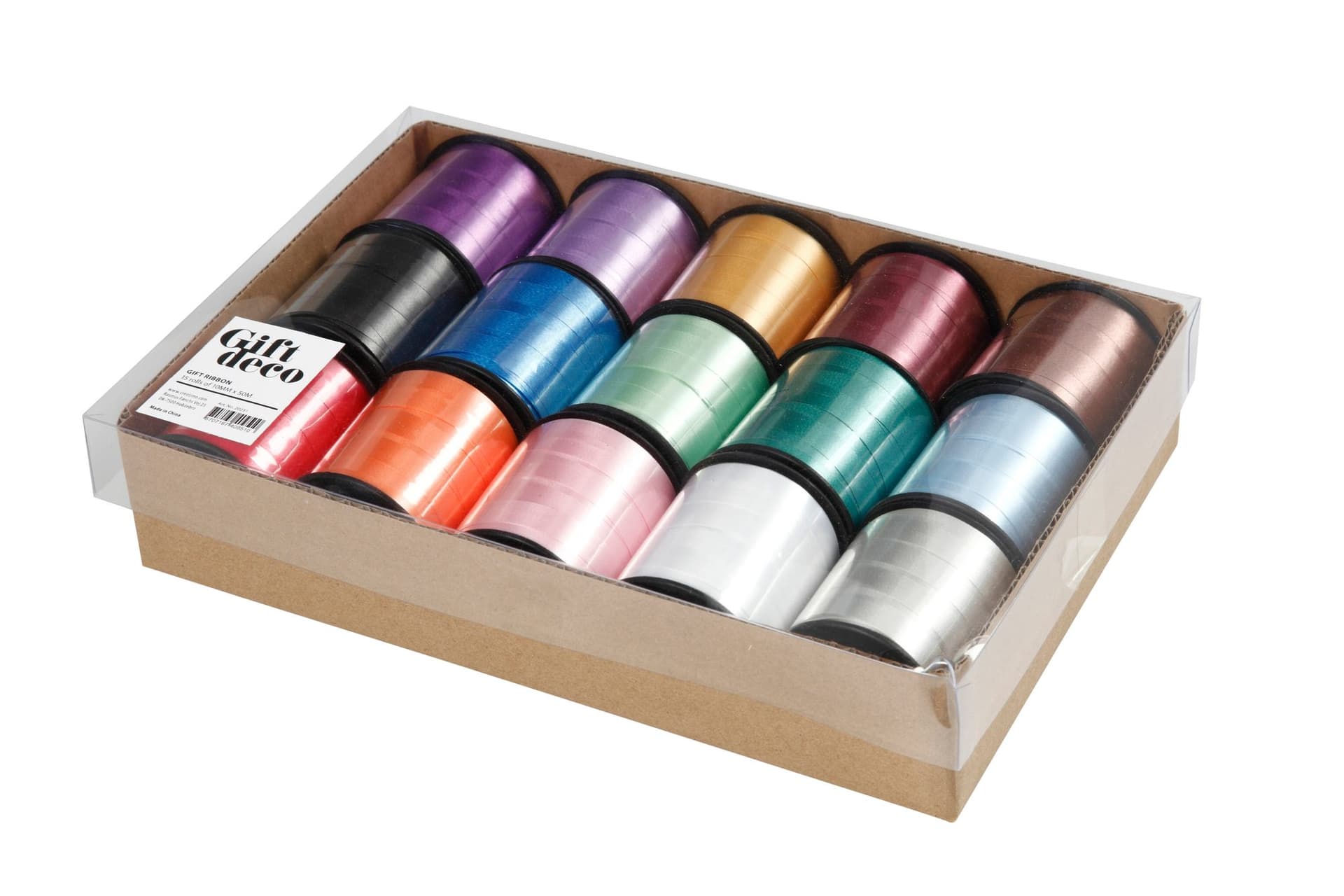 Krullint Creativ Company 50 meter x 10 mm box à 15 kleuren 2
