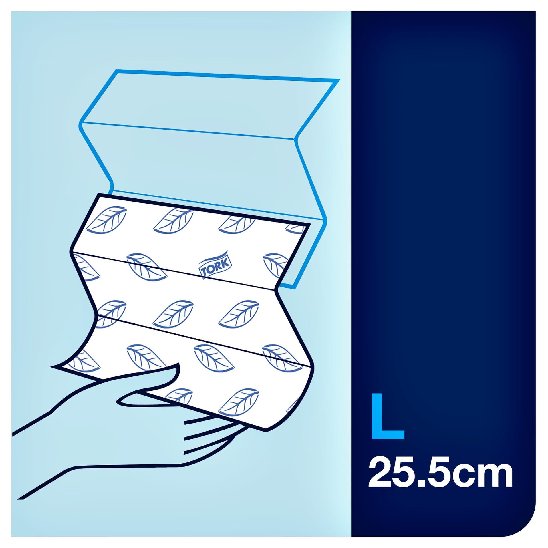 Handdoek Tork H2 Xpress Advanced multifold 2-laags 212x255mm 21x180 vel wit 120398 3