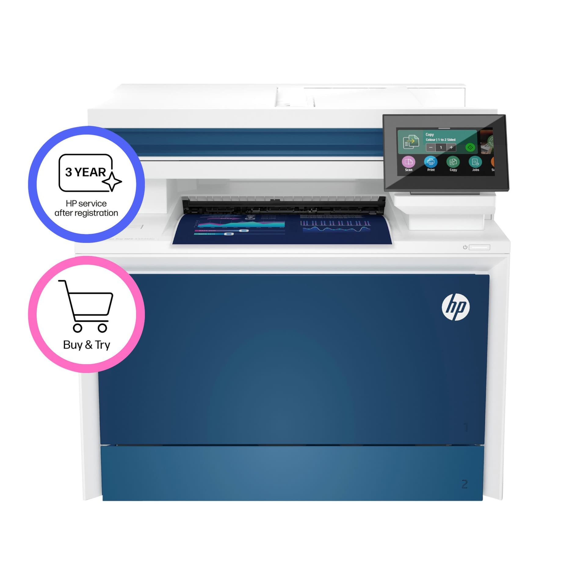 Multifunctional Laser printer HP Color LaserJet 4302fdn 2