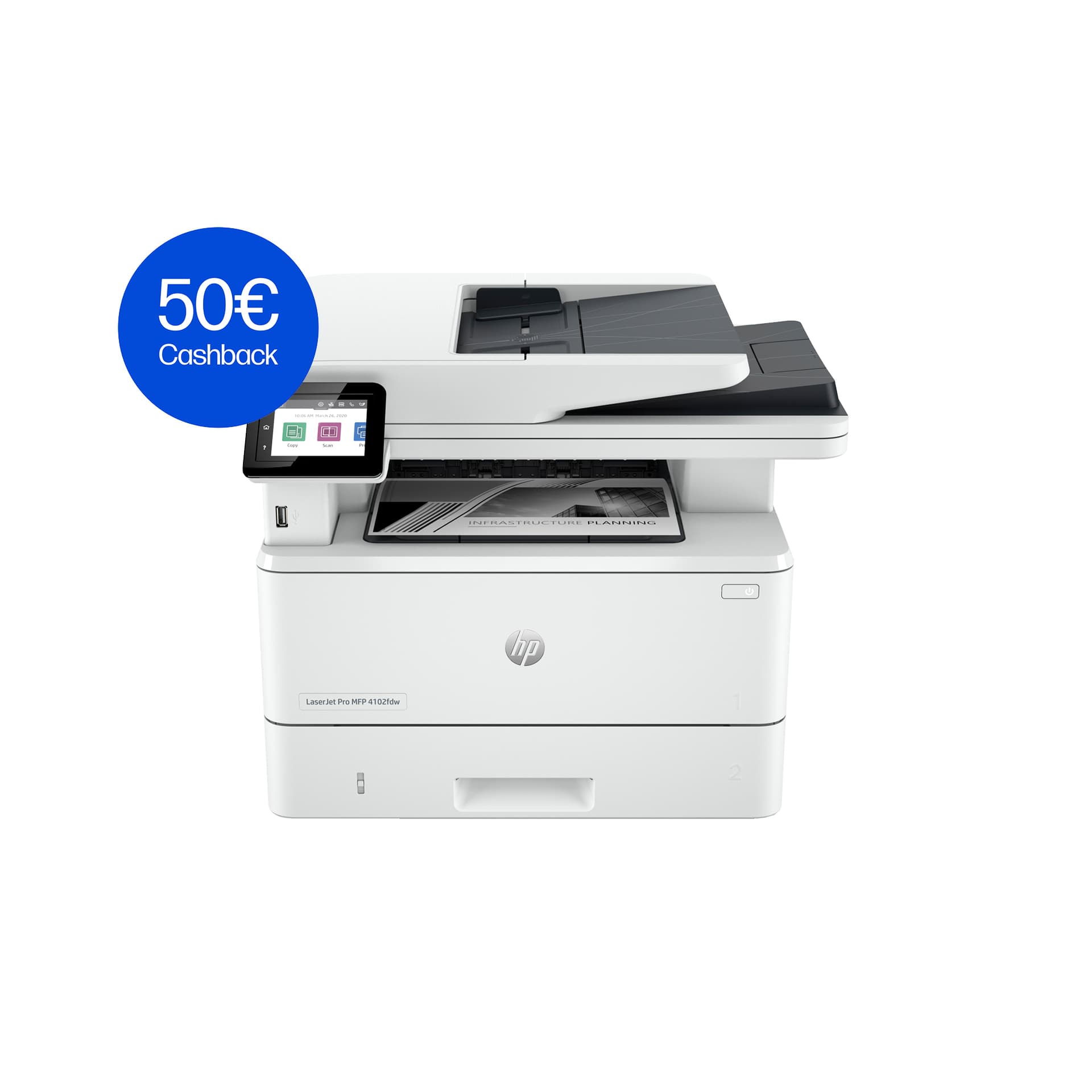 Multifunctional Laser printer HP laserjet 4102dw 7