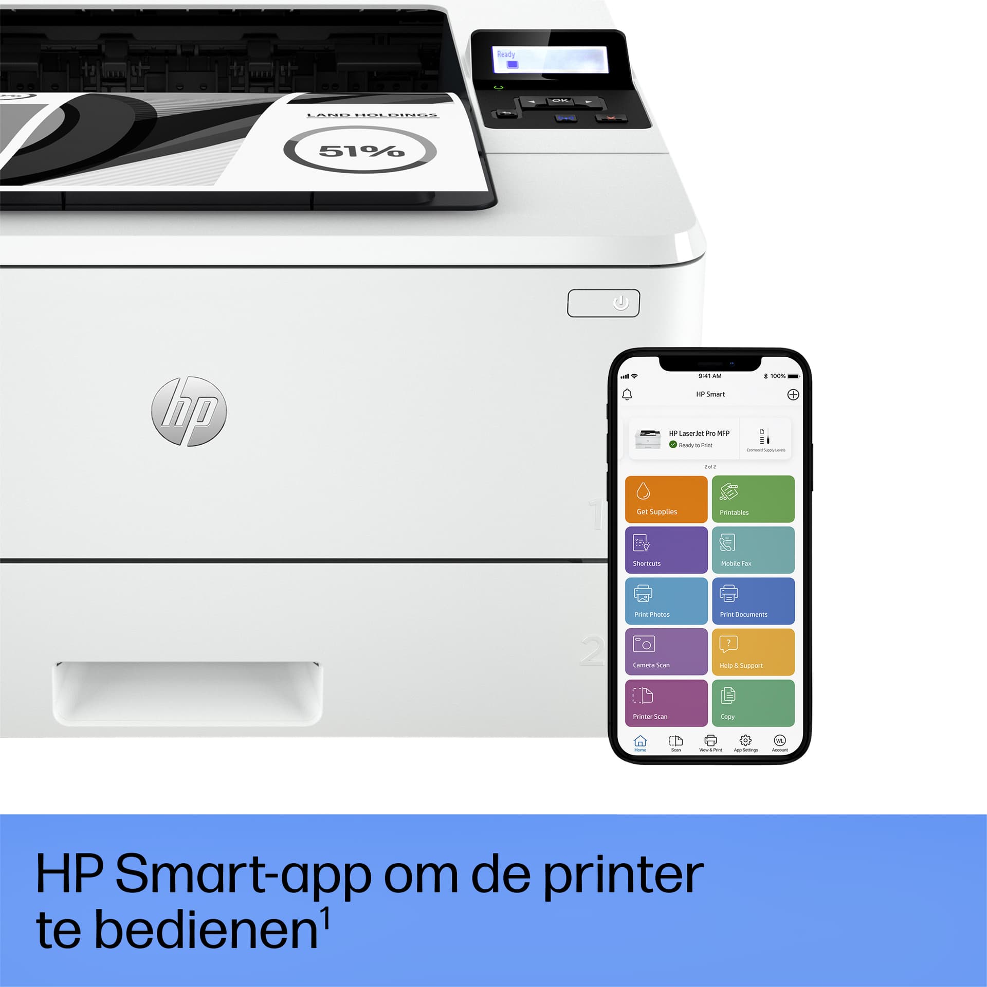 Printer laser HP LaserJet 4002dw 5