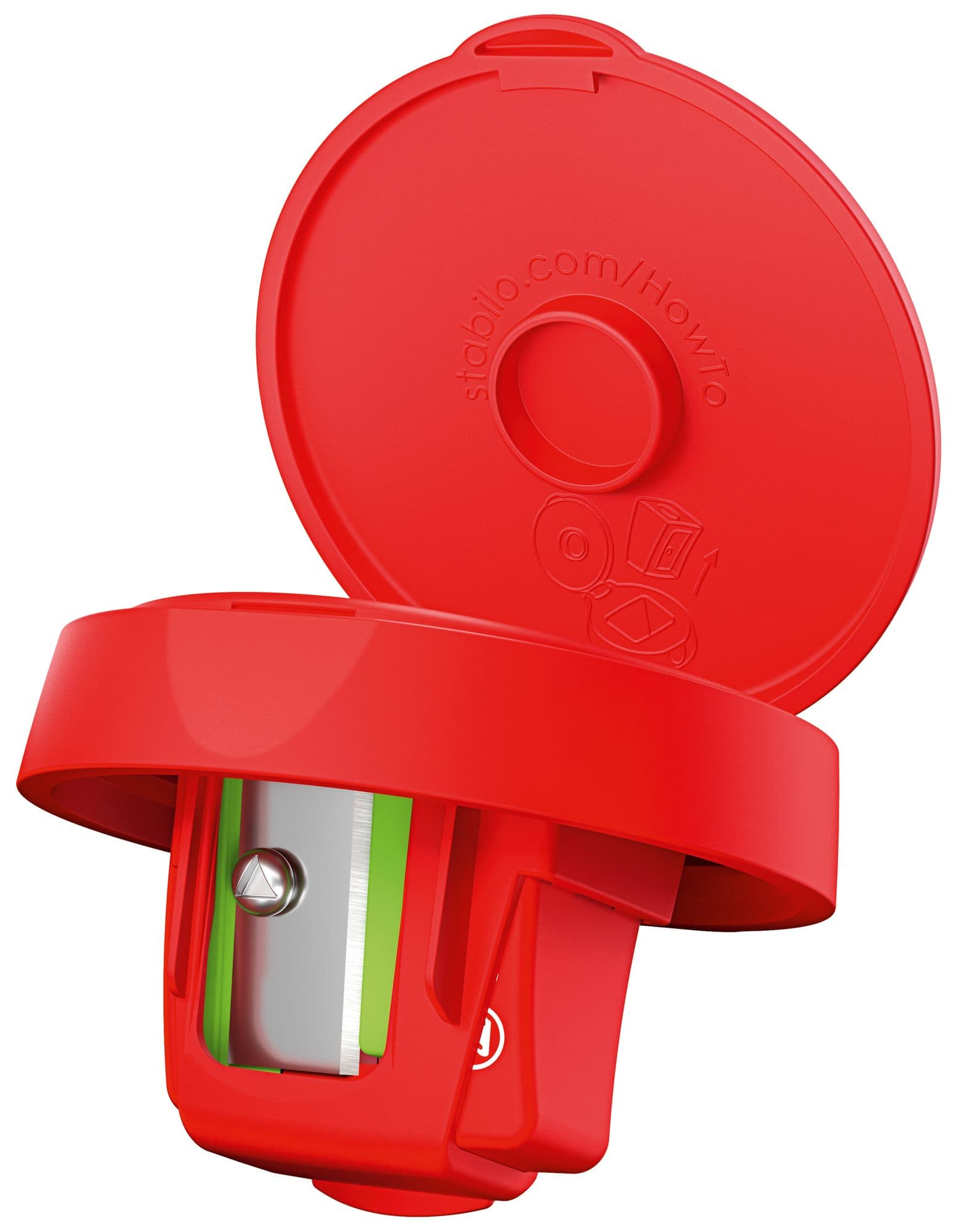 Puntenslijper STABILO 4849 woody 3 in 1 rood 3