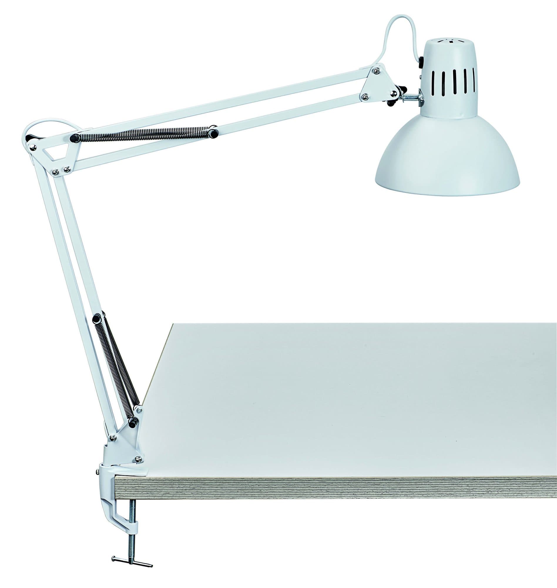 Bureaulamp MAUL Study tafelklem excl.LED lamp E27 wit 3