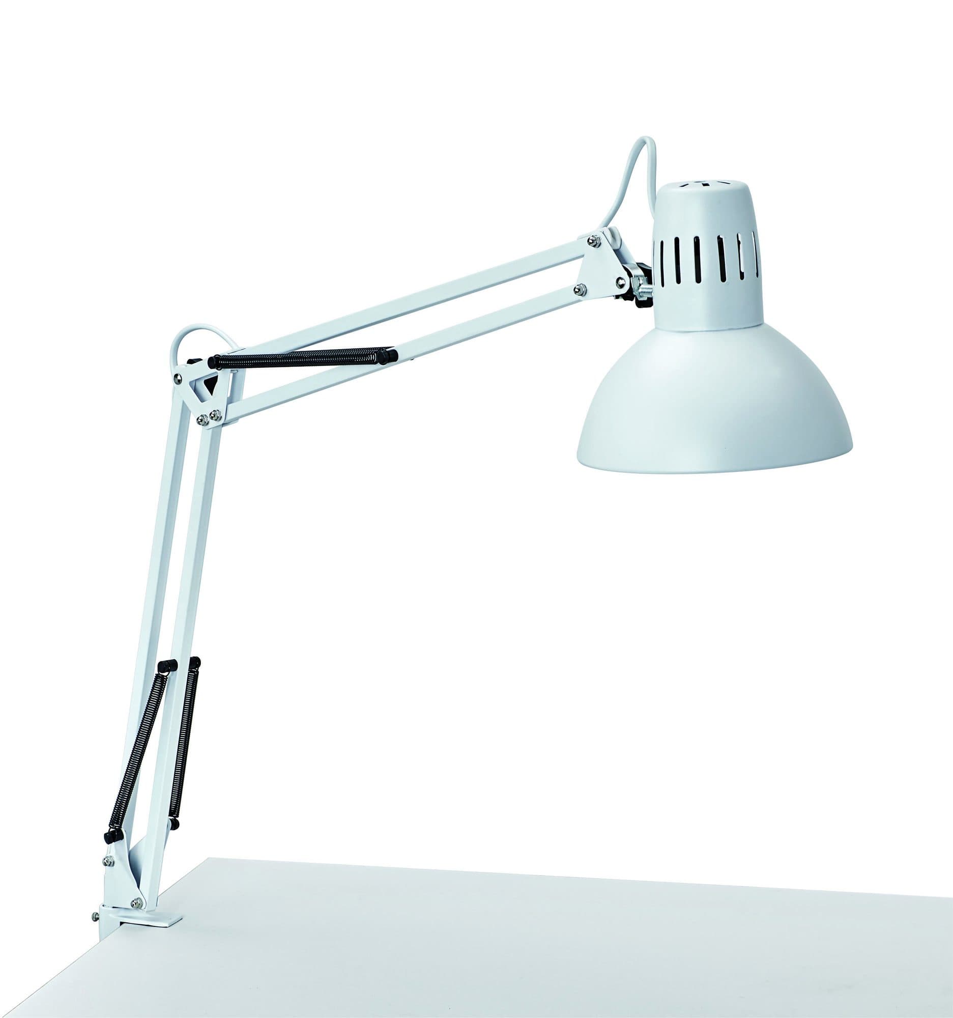 Bureaulamp MAUL Study tafelklem excl.LED lamp E27 wit 4