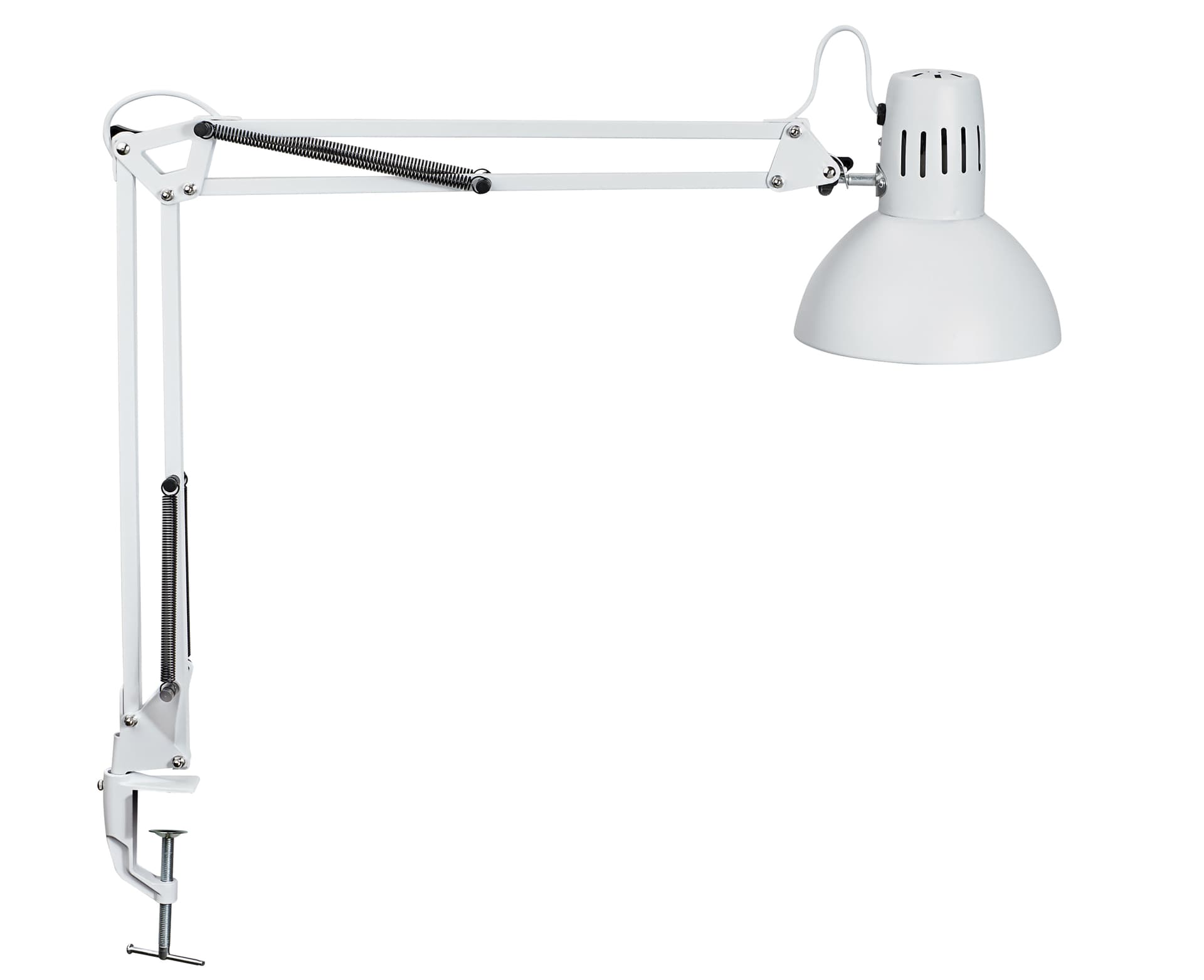 Bureaulamp MAUL Study tafelklem excl.LED lamp E27 wit 2