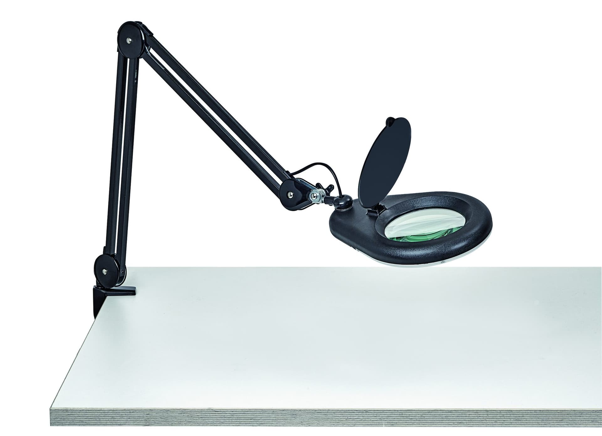 Loeplamp MAUL Viso LED tafelklem zwart 3