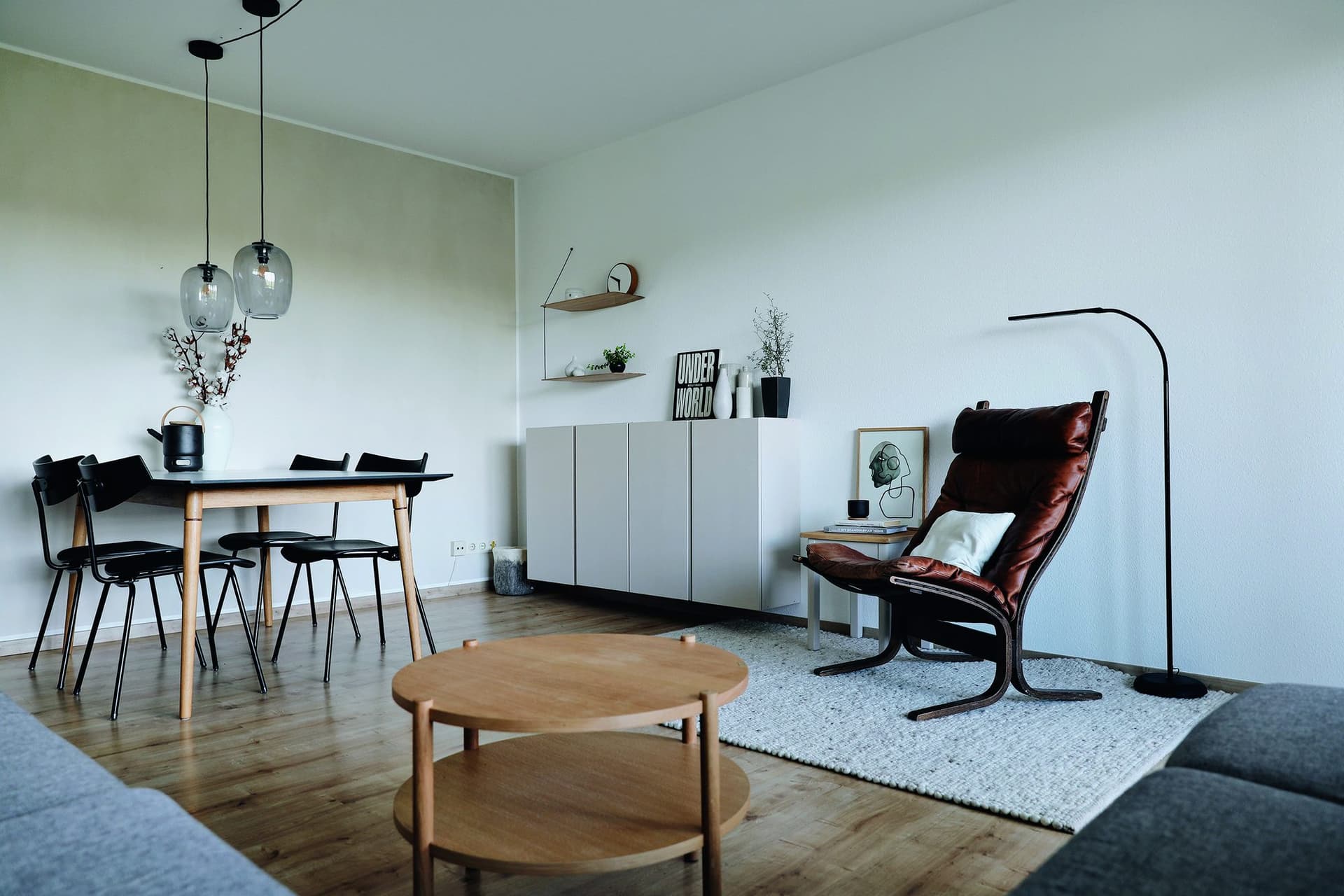 Vloerlamp MAUL Pirro LED dimbaar zwart 4