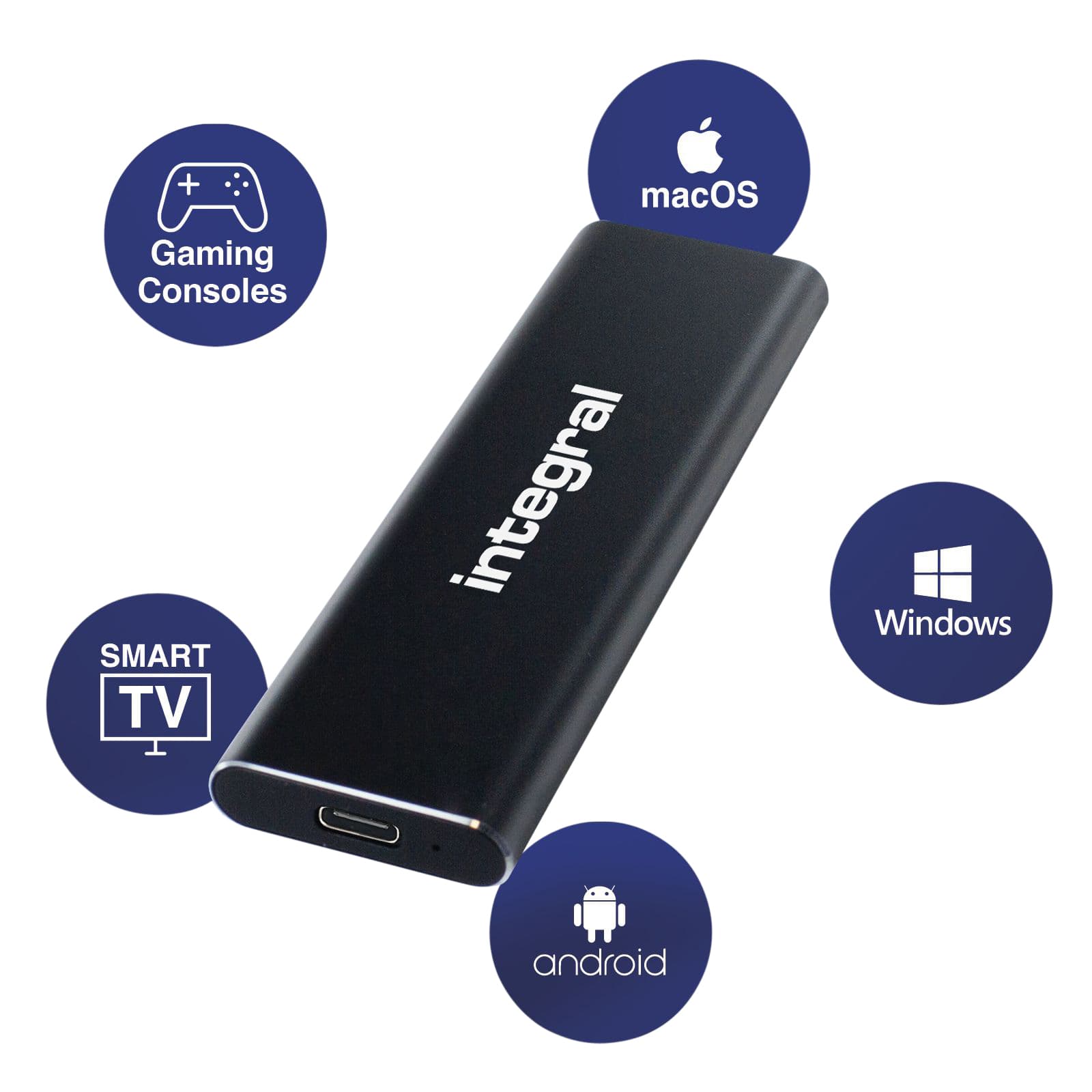 SSD Integral USB-C extern portable 3.2 2TB 4