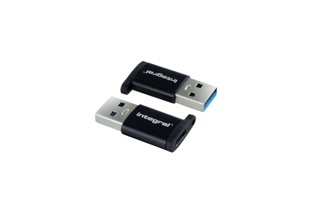 Adapter Integral USB-C naar USB-A 2-pack 2