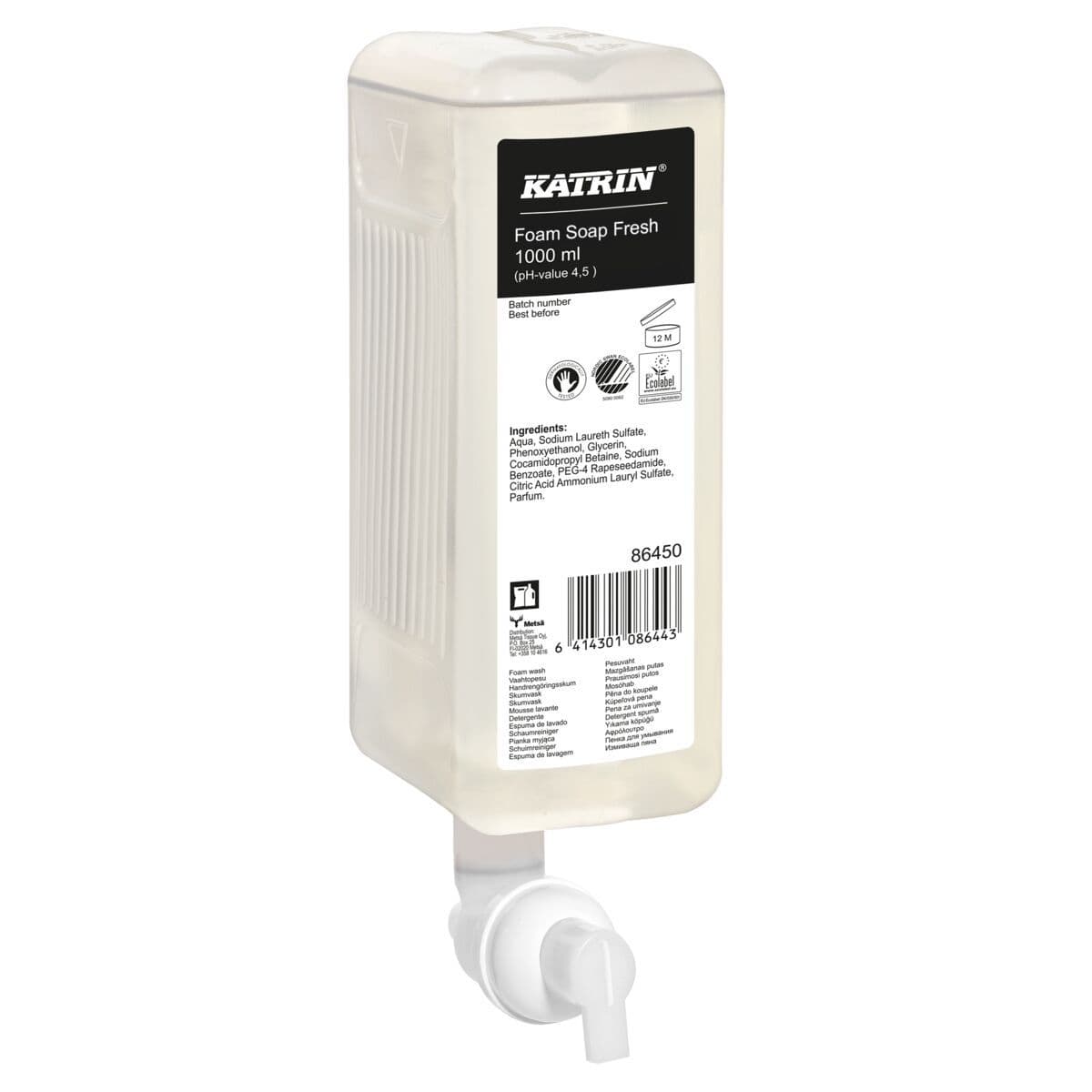 Handzeep Katrin Fresh schuim 1000ml 86450