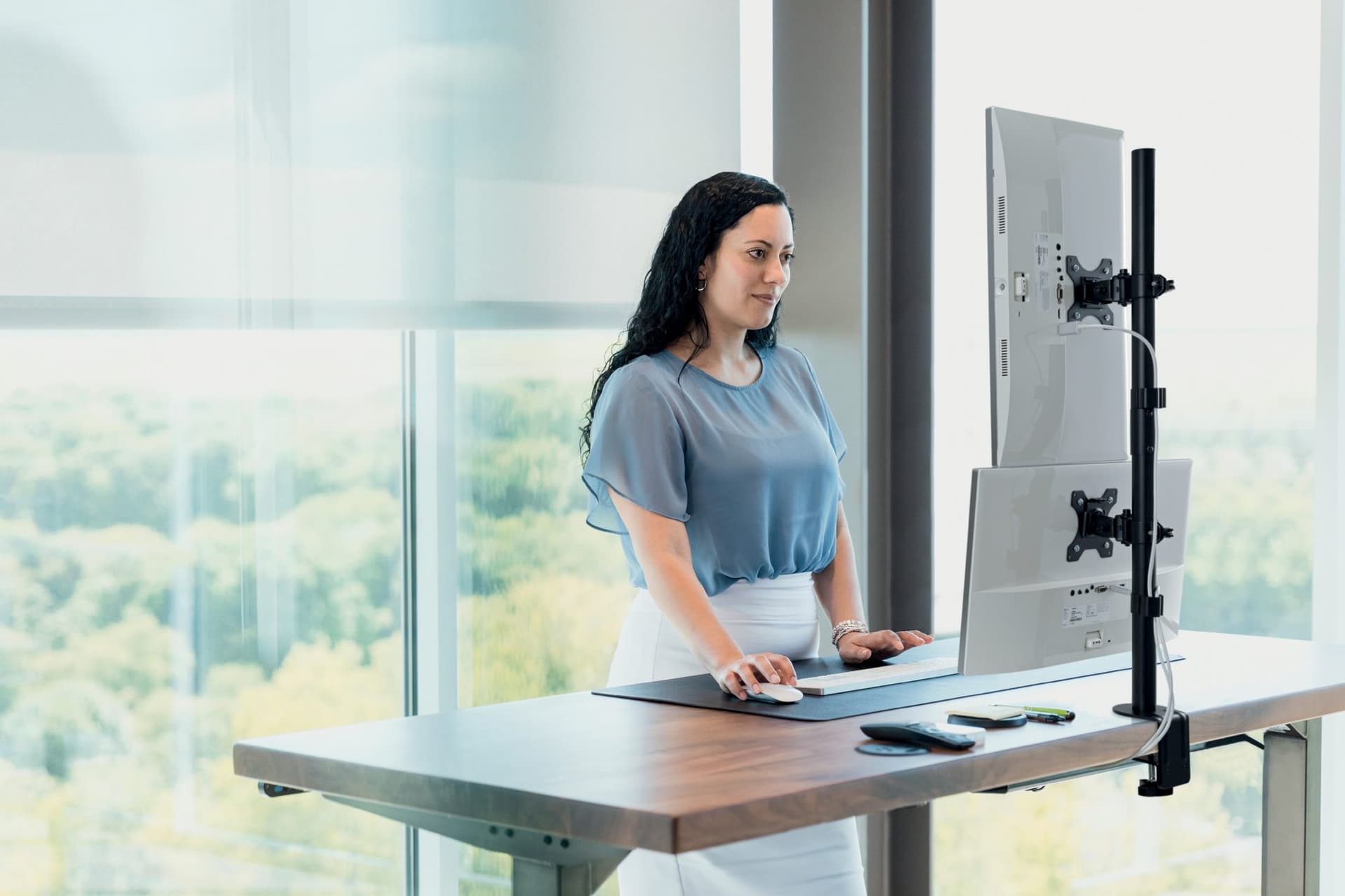 Monitorarm Kensington dubbele verticale bevestiging 2