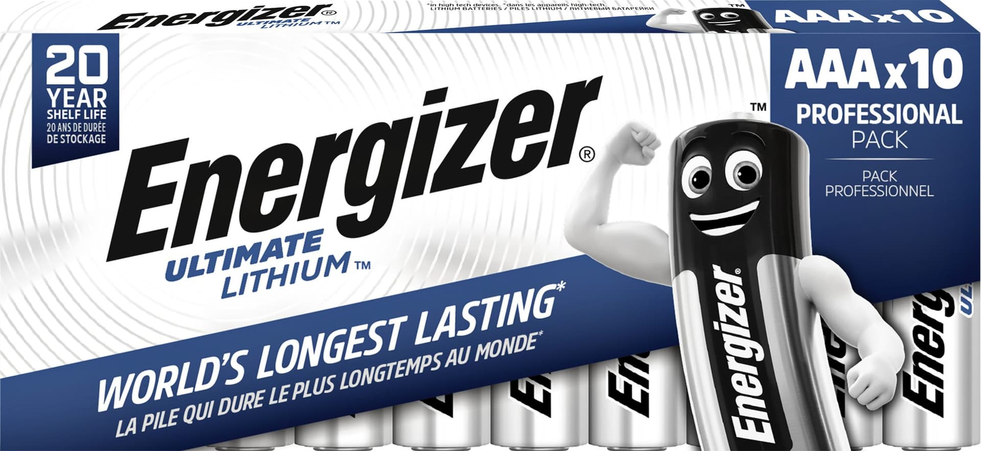 Batterij Energizer Ultimate Lithium 10x AAA