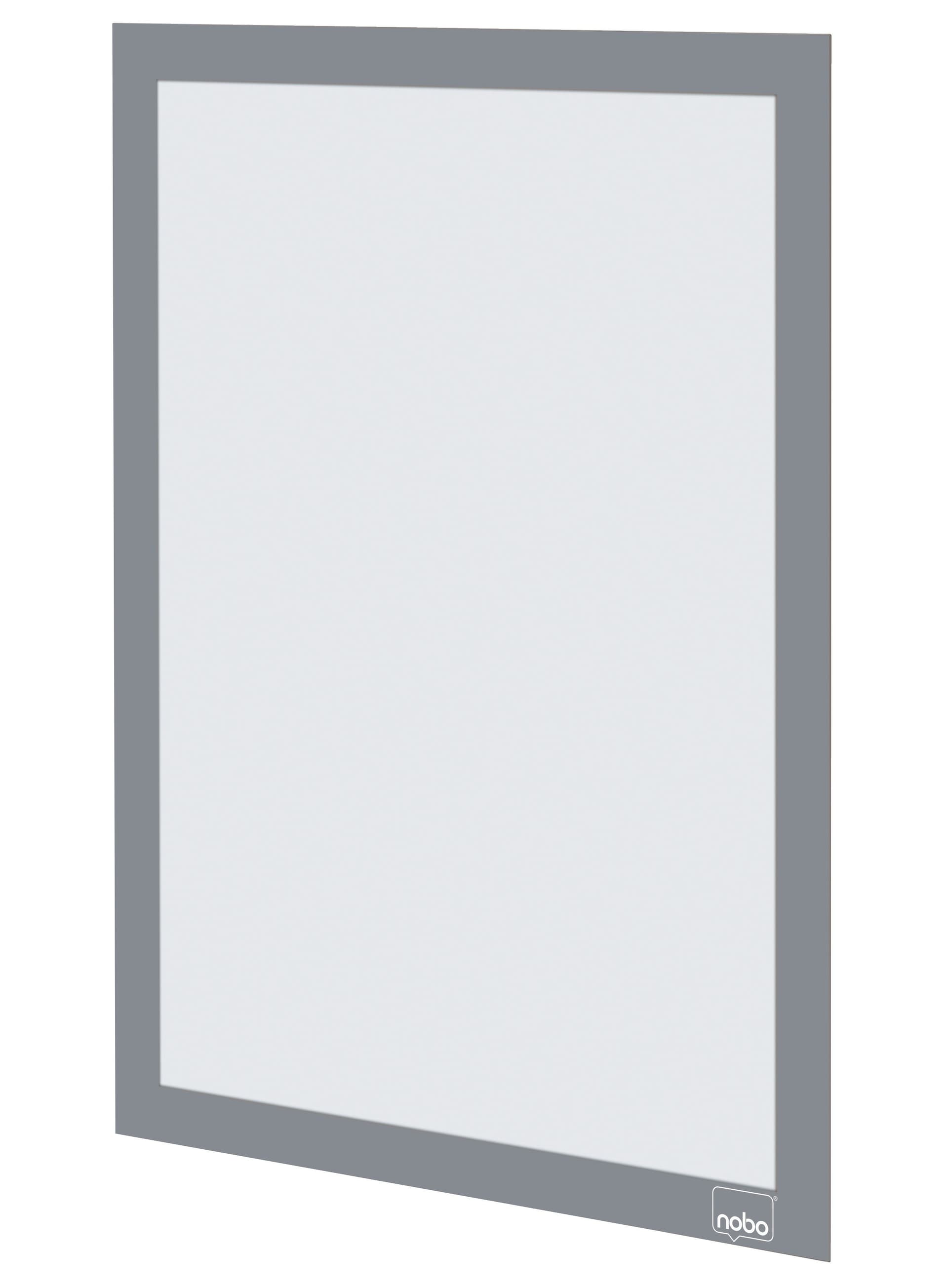 Infokader Nobo zelfklevend A4 zilver 2 stuks 2