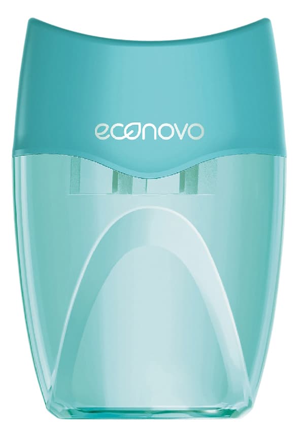 Puntenslijper Econovo dubbel blauw blister à 1 stuk 2