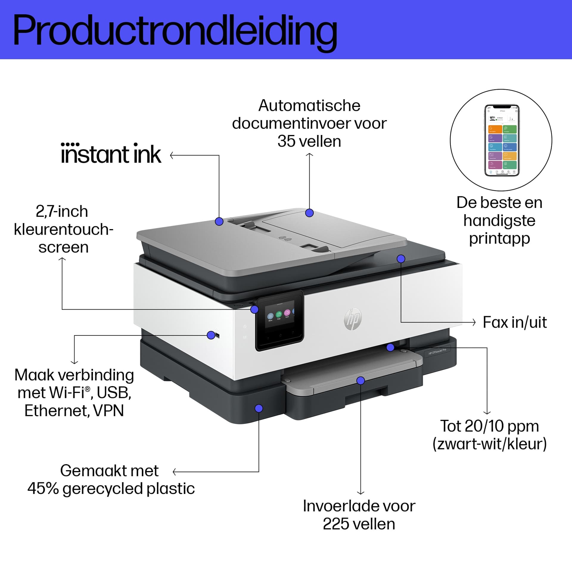 Multifunctional inktjet printer HP Officejet 8132E 6