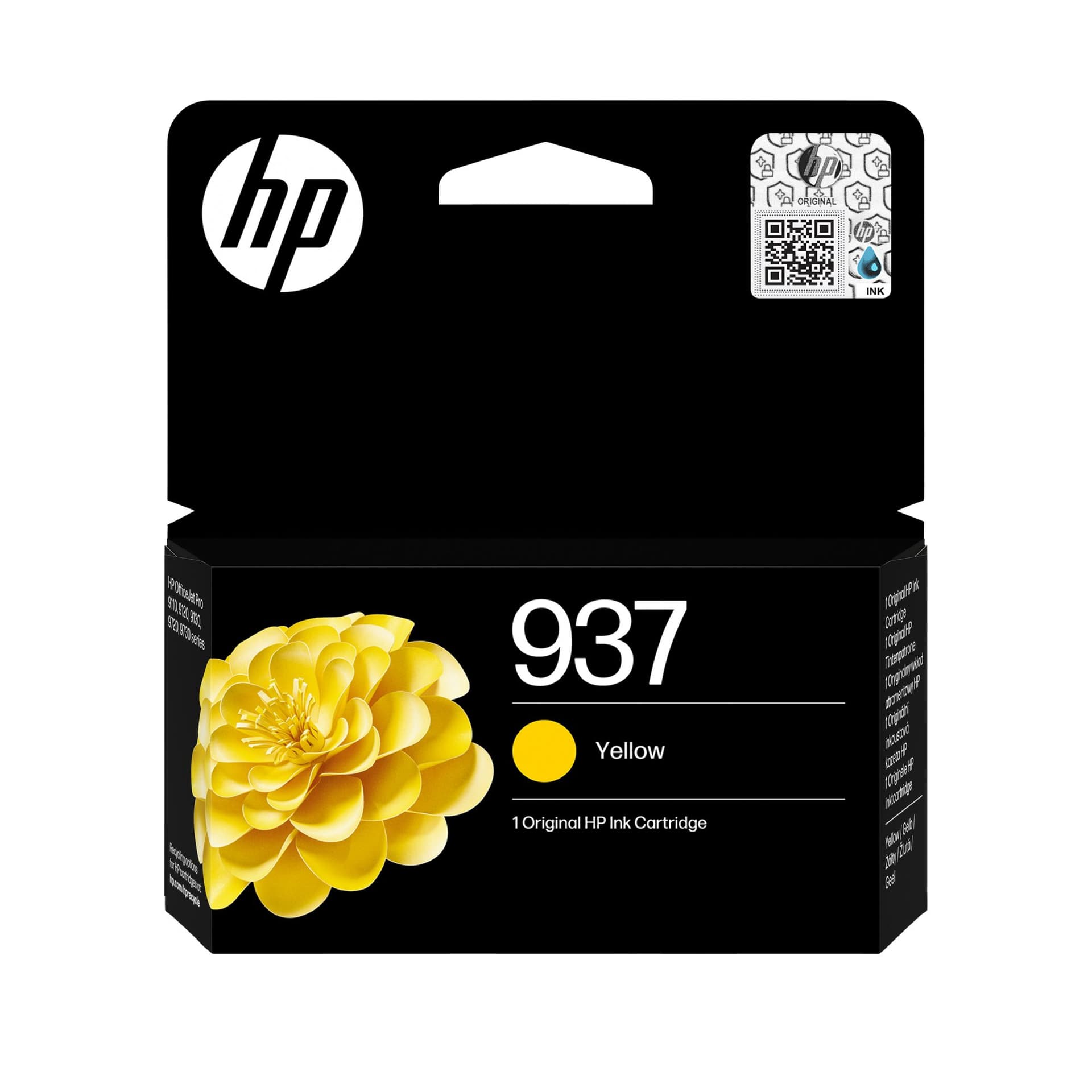 Inktcartridge HP 4S6W4NE 937 geel