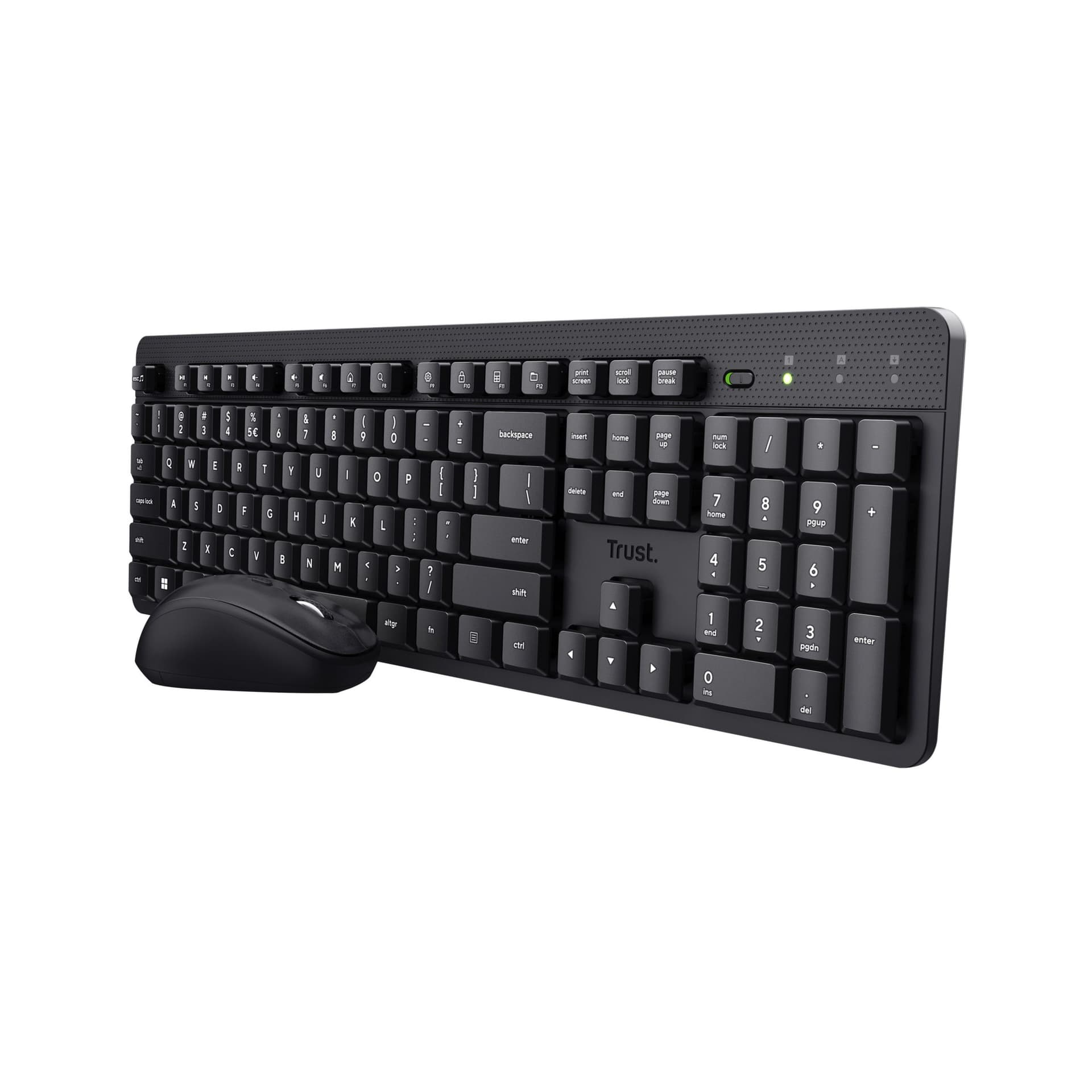 Toetsenbord Trust Ody II draadloos + muis  AZERTY 25363 2
