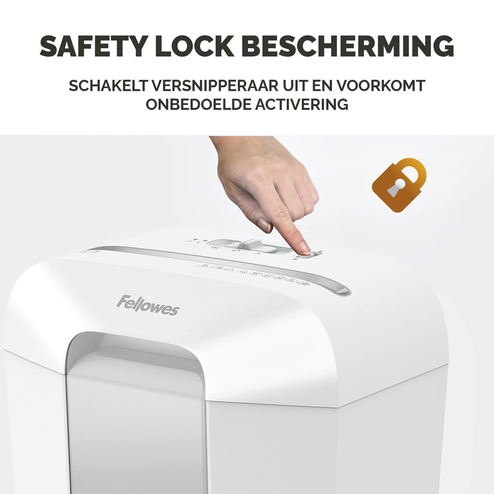 Papiervernietiger Fellowes Powershred LX70 snippers 4x40mm wit 4