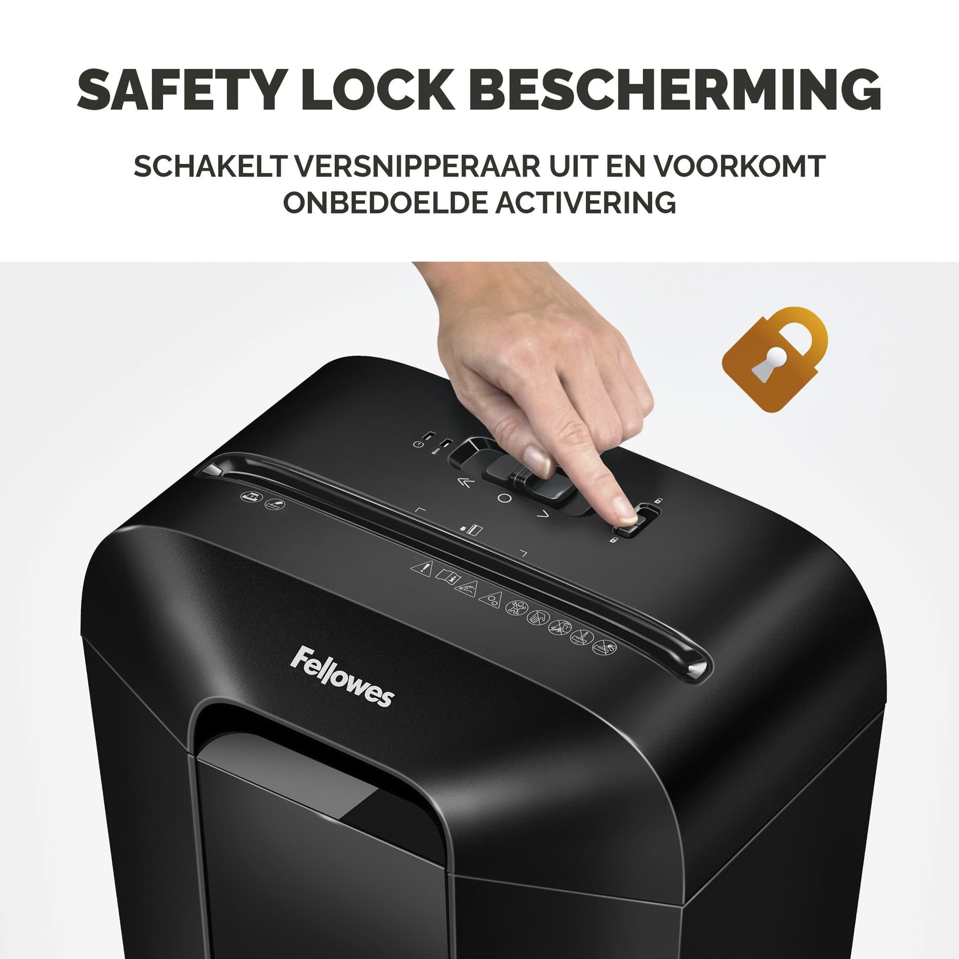 Papiervernietiger Fellowes Powershred LX50 snippers 4x37mm zwart 4