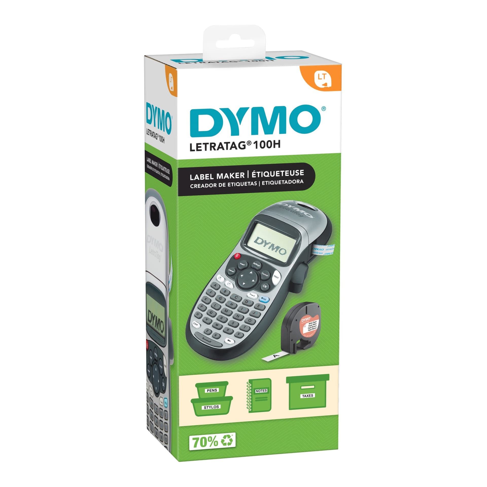 Labelprinter Dymo LetraTag 100H draagbaar abc 12mm zilverkleurig special edition 2