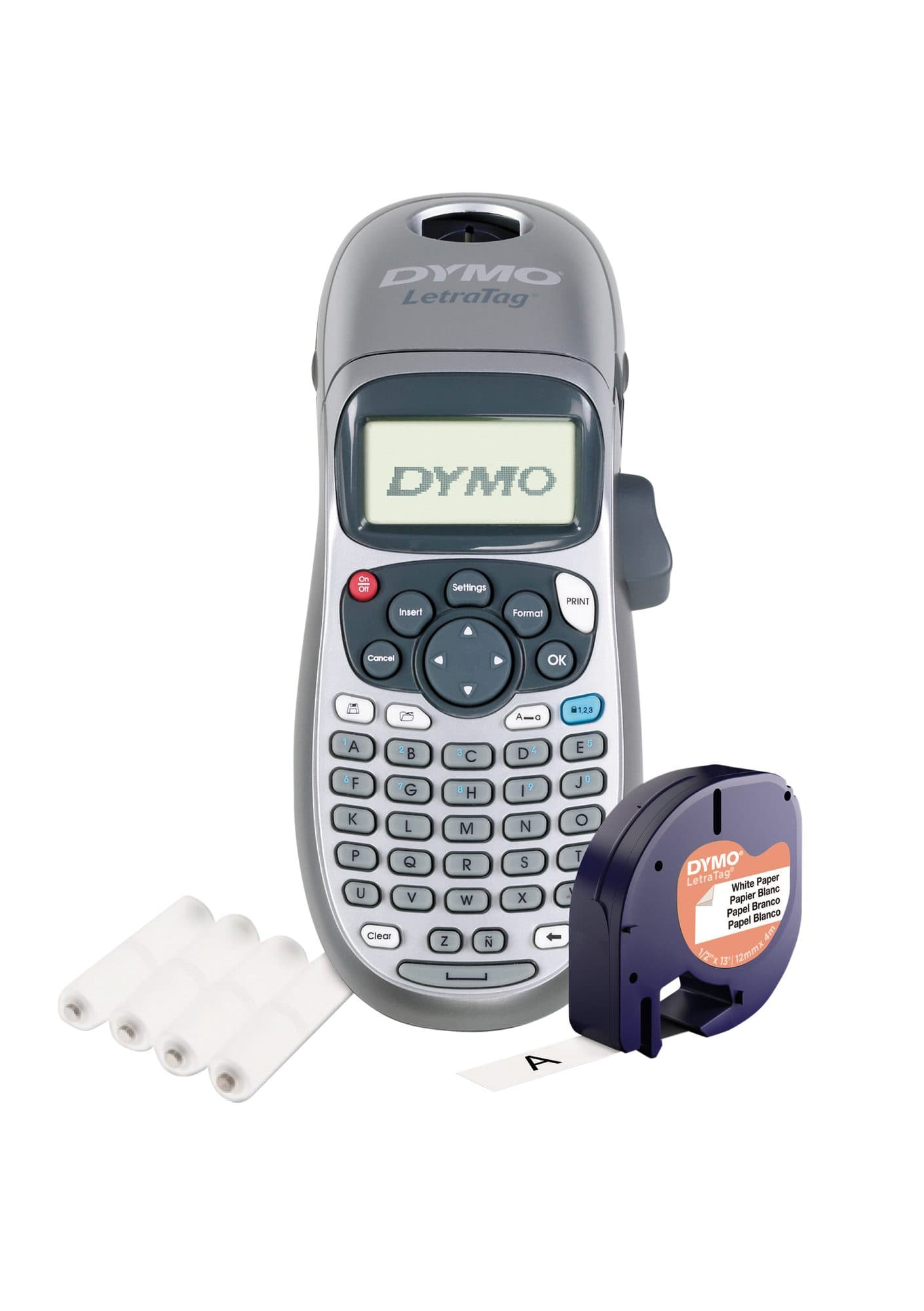 Labelprinter Dymo LetraTag 100H draagbaar abc 12mm zilverkleurig special edition 4