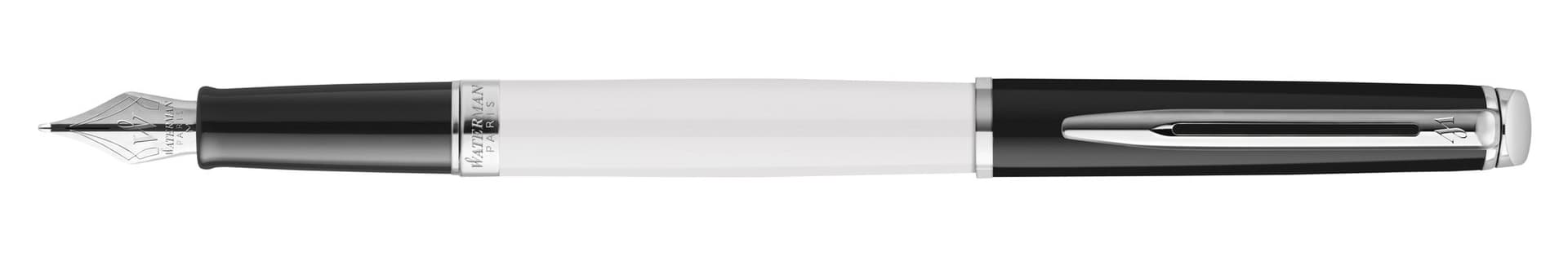 Vulpen Waterman Hémisphère Colour Blocking black en white CT fijn