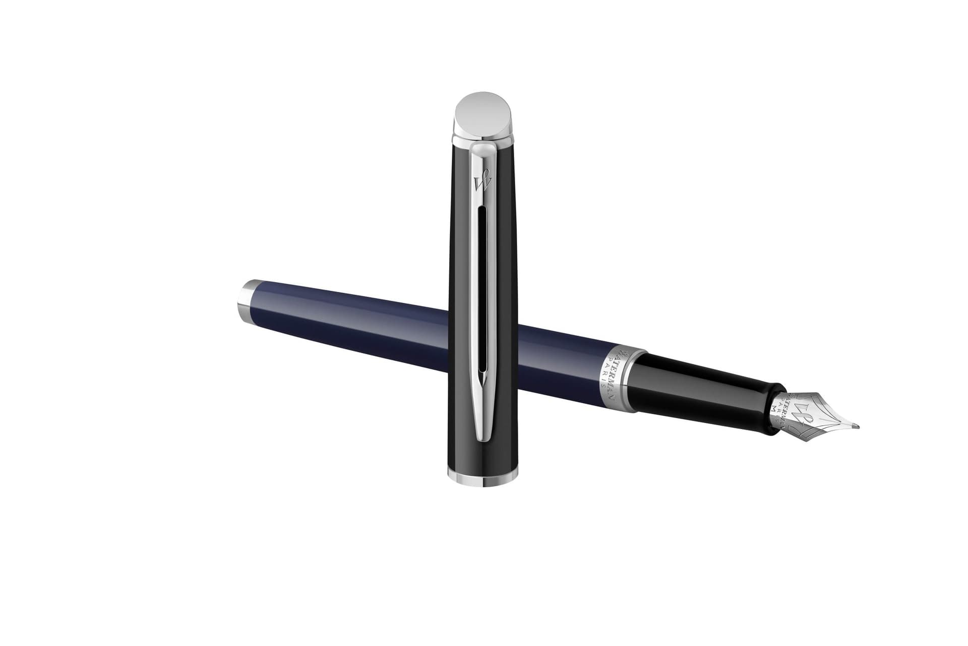 Vulpen Waterman Hémisphère Colour Blocking black en blue CT fijn 3
