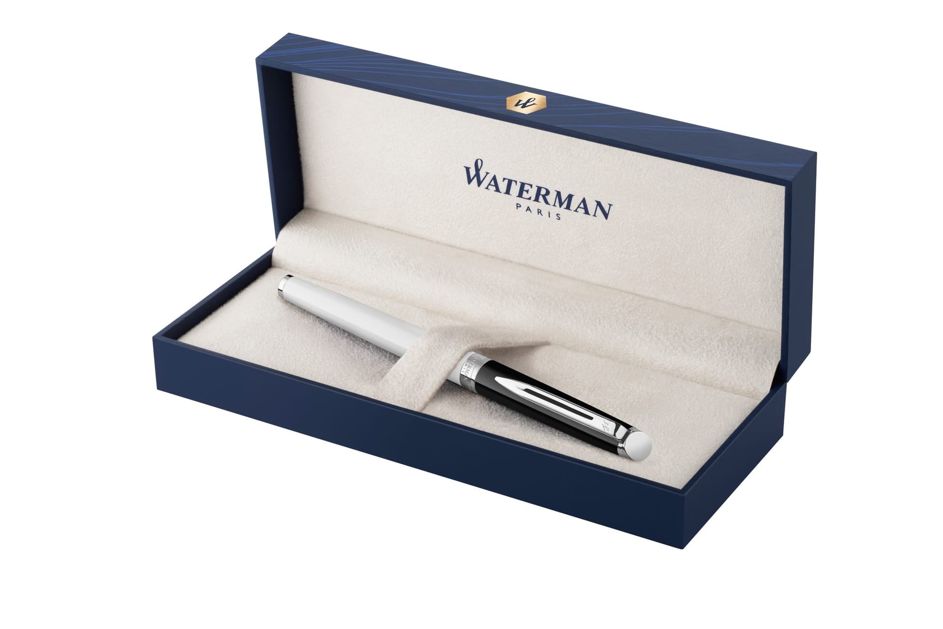 Vulpen Waterman Hémisphère Colour Blocking black en white CT medium 2