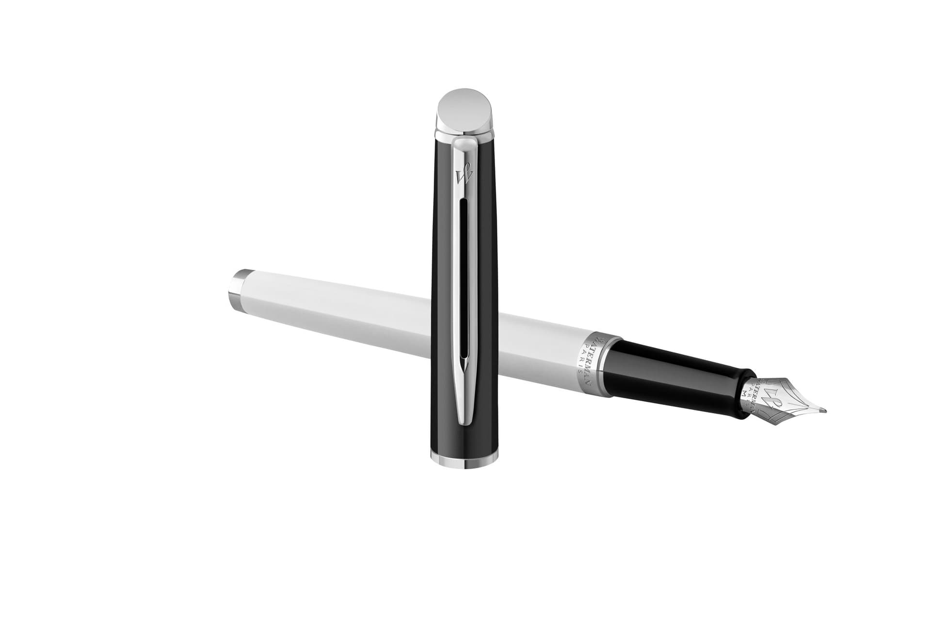 Vulpen Waterman Hémisphère Colour Blocking black en white CT medium 3