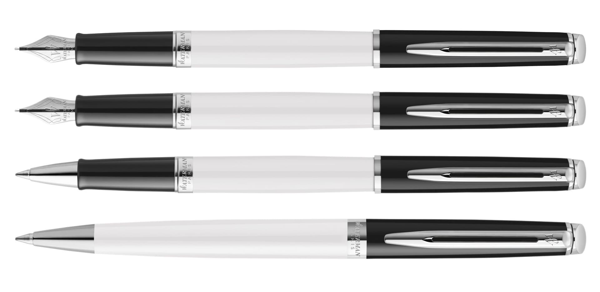 Vulpen Waterman Hémisphère Colour Blocking black en white CT medium 4