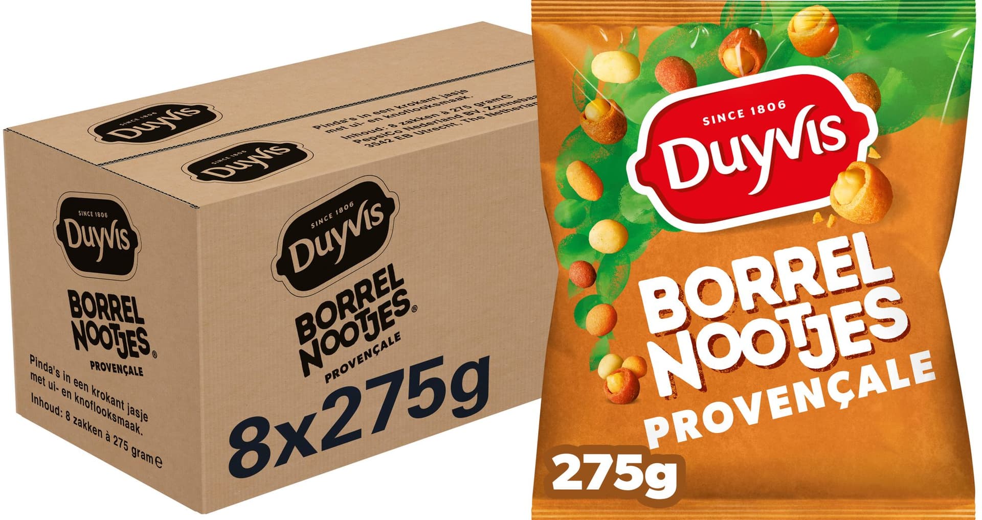 Borrelnootjes Duyvis provencale 275gr 2