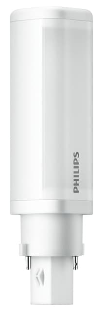 Ledlamp Philips CorePro G24D-1 2pin 5,9W 600lumen 3000K warm wit