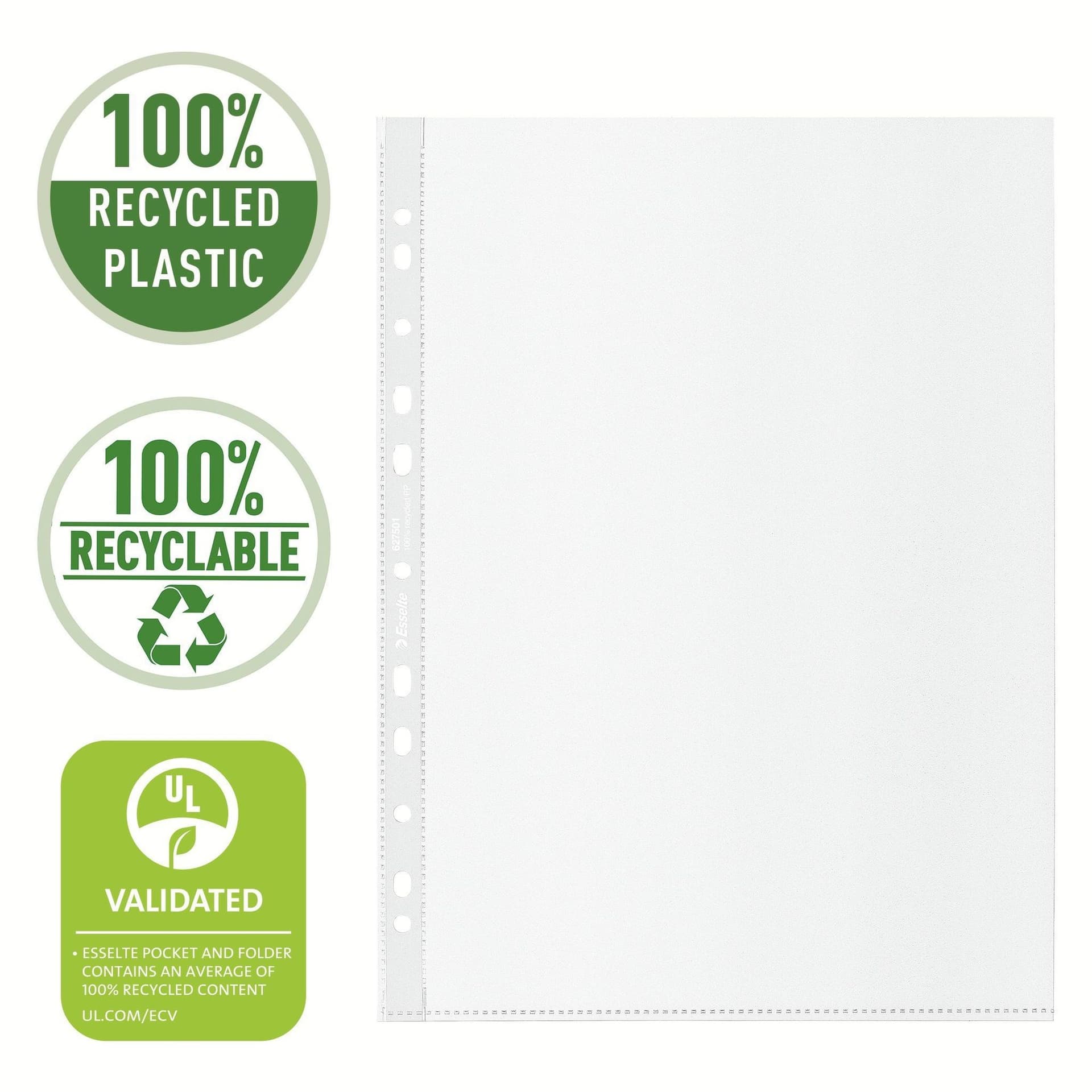 Showtas Esselte recycle PP A4 100µ 11-gaats 50 stuks 6