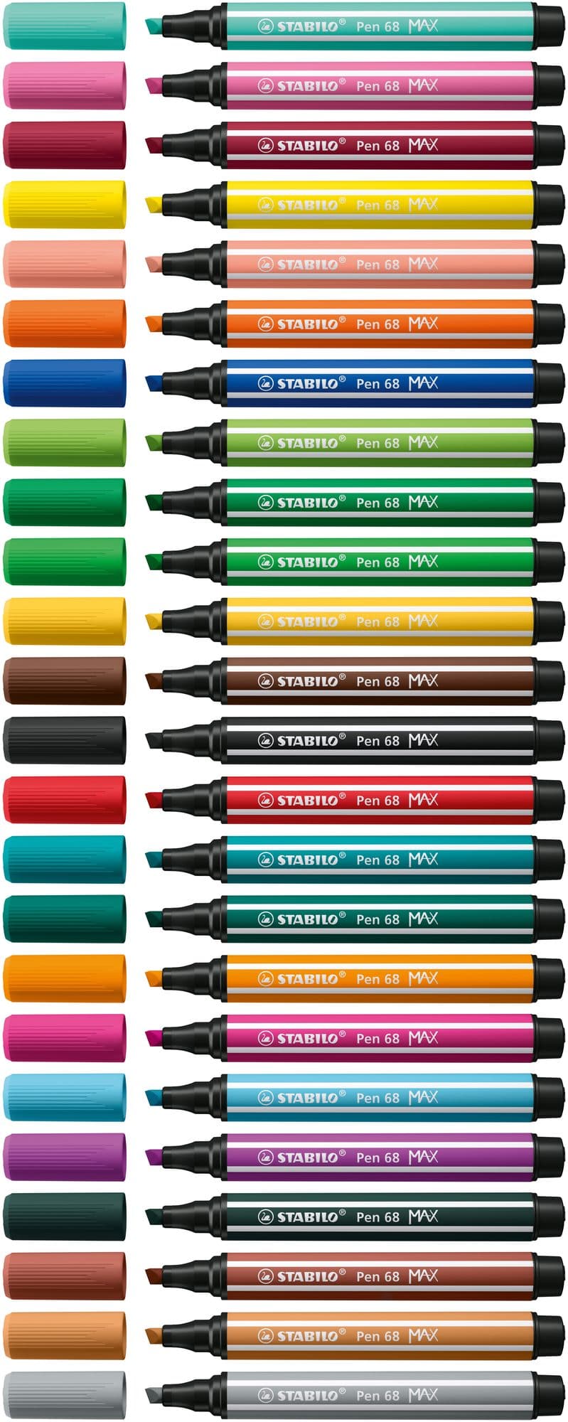 Viltstift STABILO Pen 68/44 Max geel 3