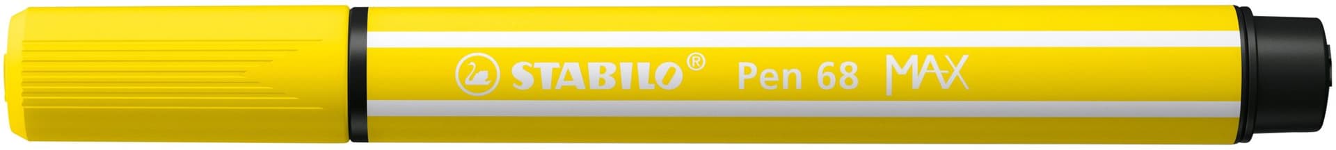 Viltstift STABILO Pen 68/24 Max citroengeel 2