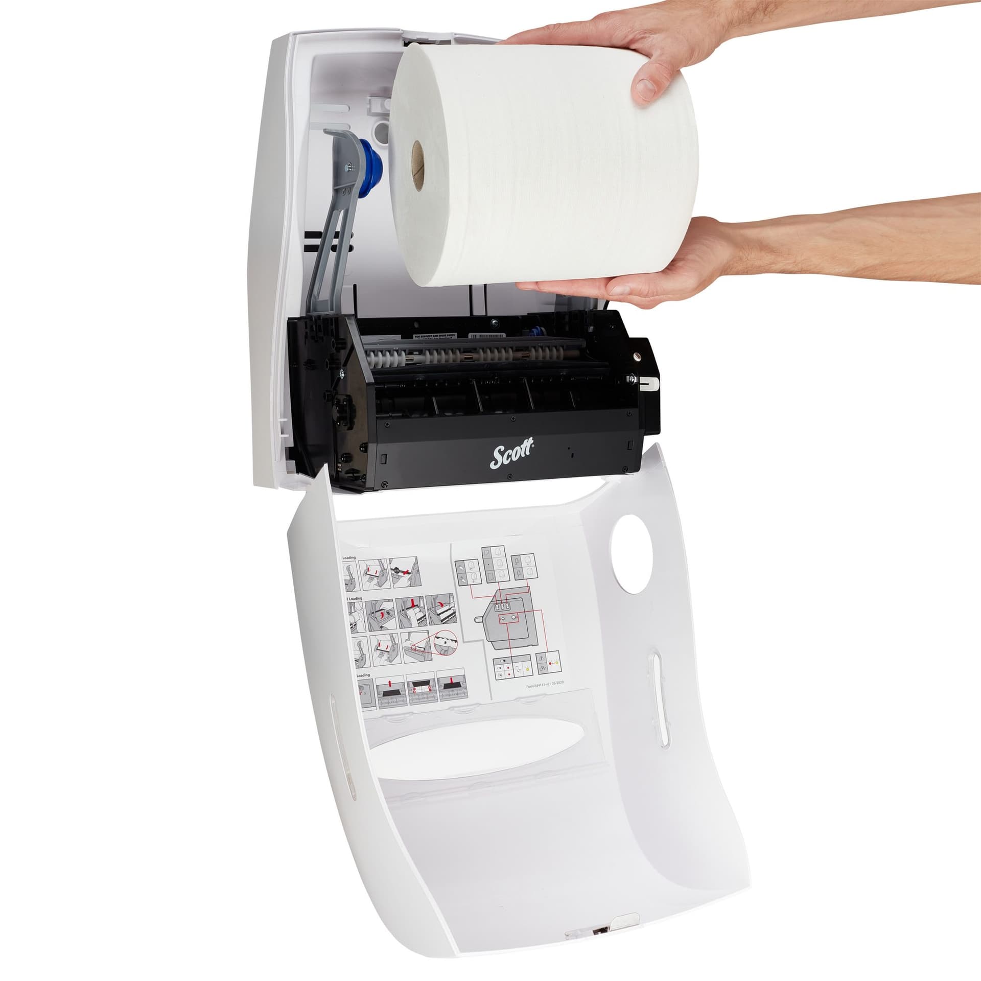 Handdoekroldispenser Kimberly Clark Professional elektrisch wit 9960 3
