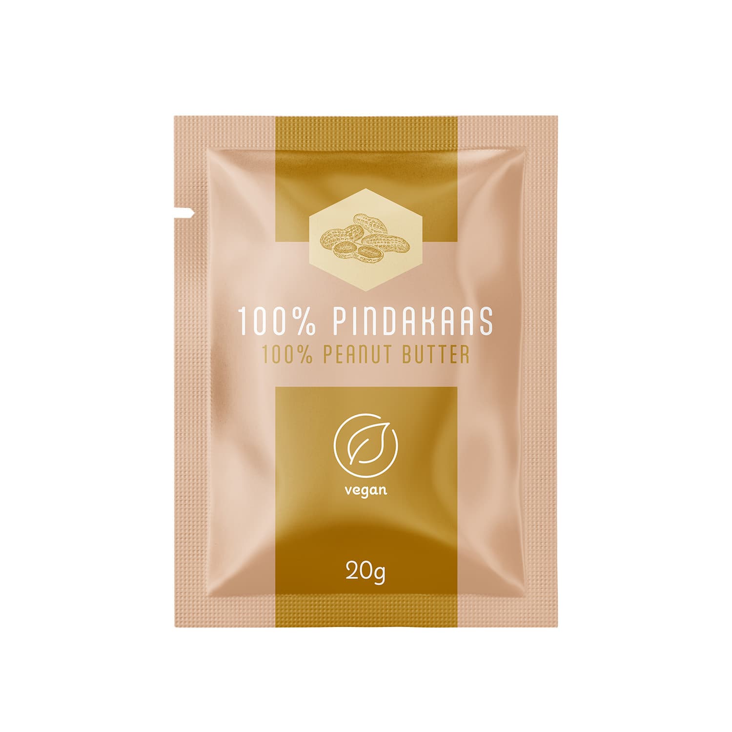 Pindakaas van Oordt 100% 100x20 gram 3