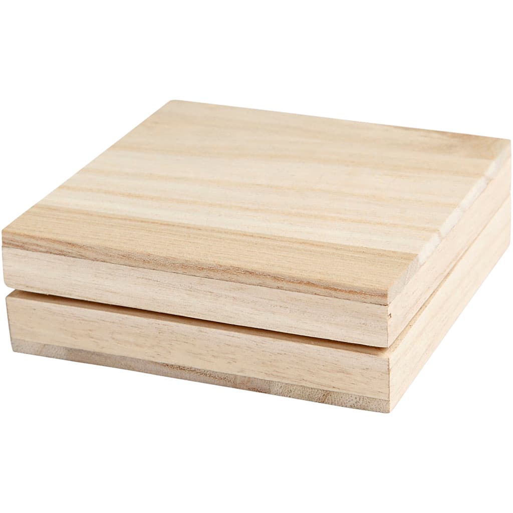 Doos Creativ Company 10x10x3cm hout 2