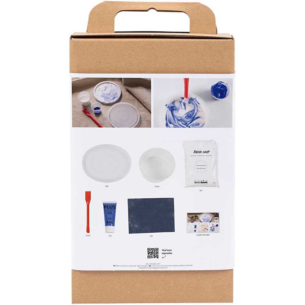 Hobbyset Creativ Company Hars Gieten dienblad met marmereffect 2