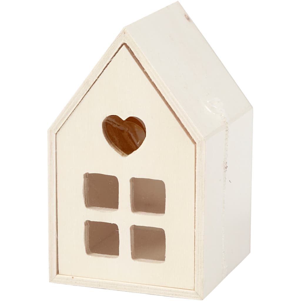 Huis met lade Creativ Company 10.8x6.8 cm hout 2