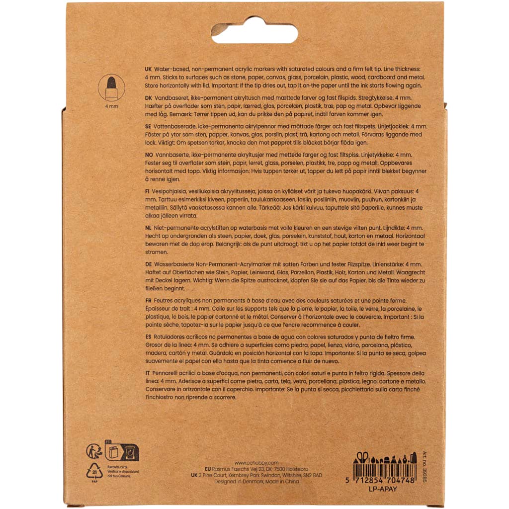 Multistift Creativ Company 4mm set à 12 kleuren 3