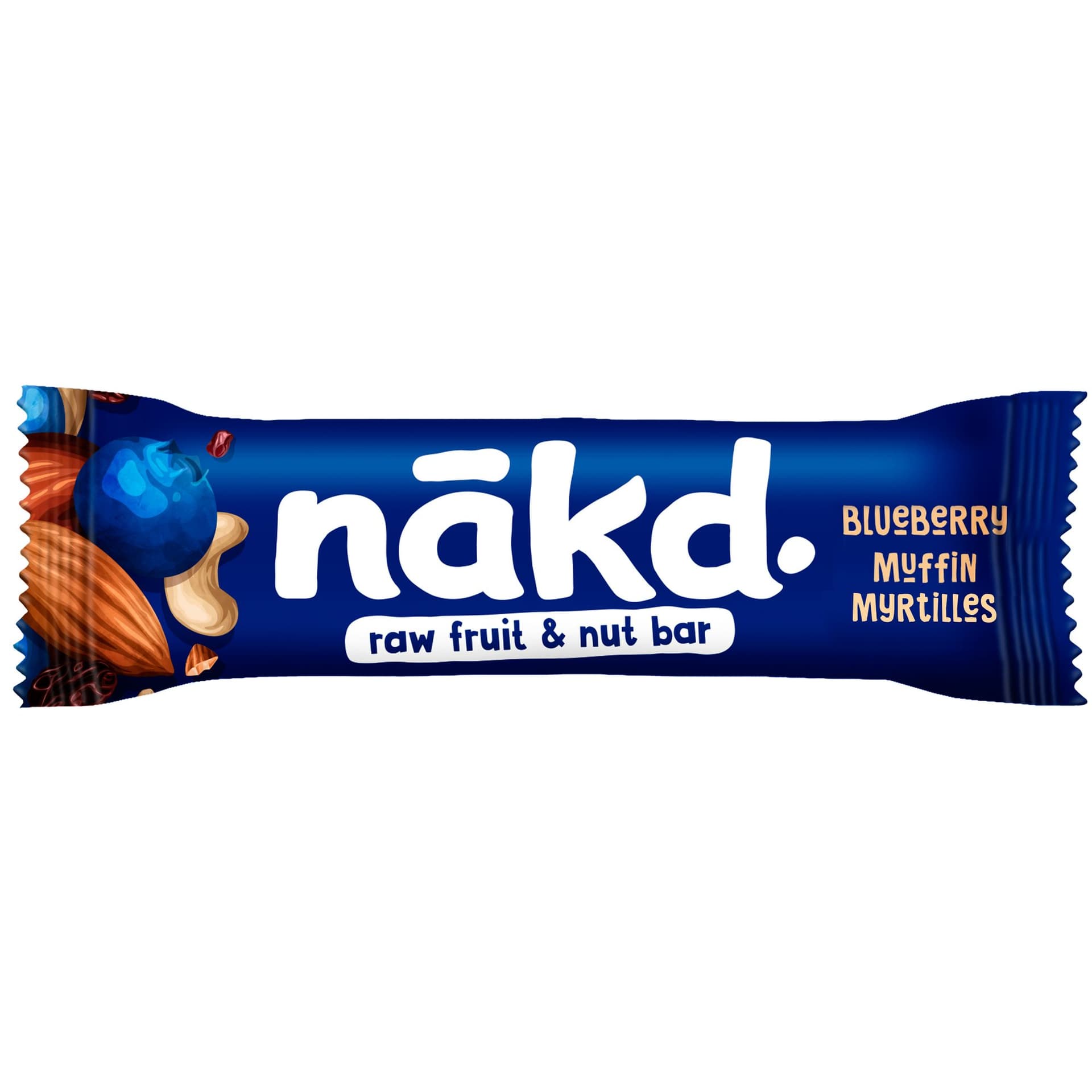 Fruit- en notenreep NAKD blueberry muffin 18x35 gram 2