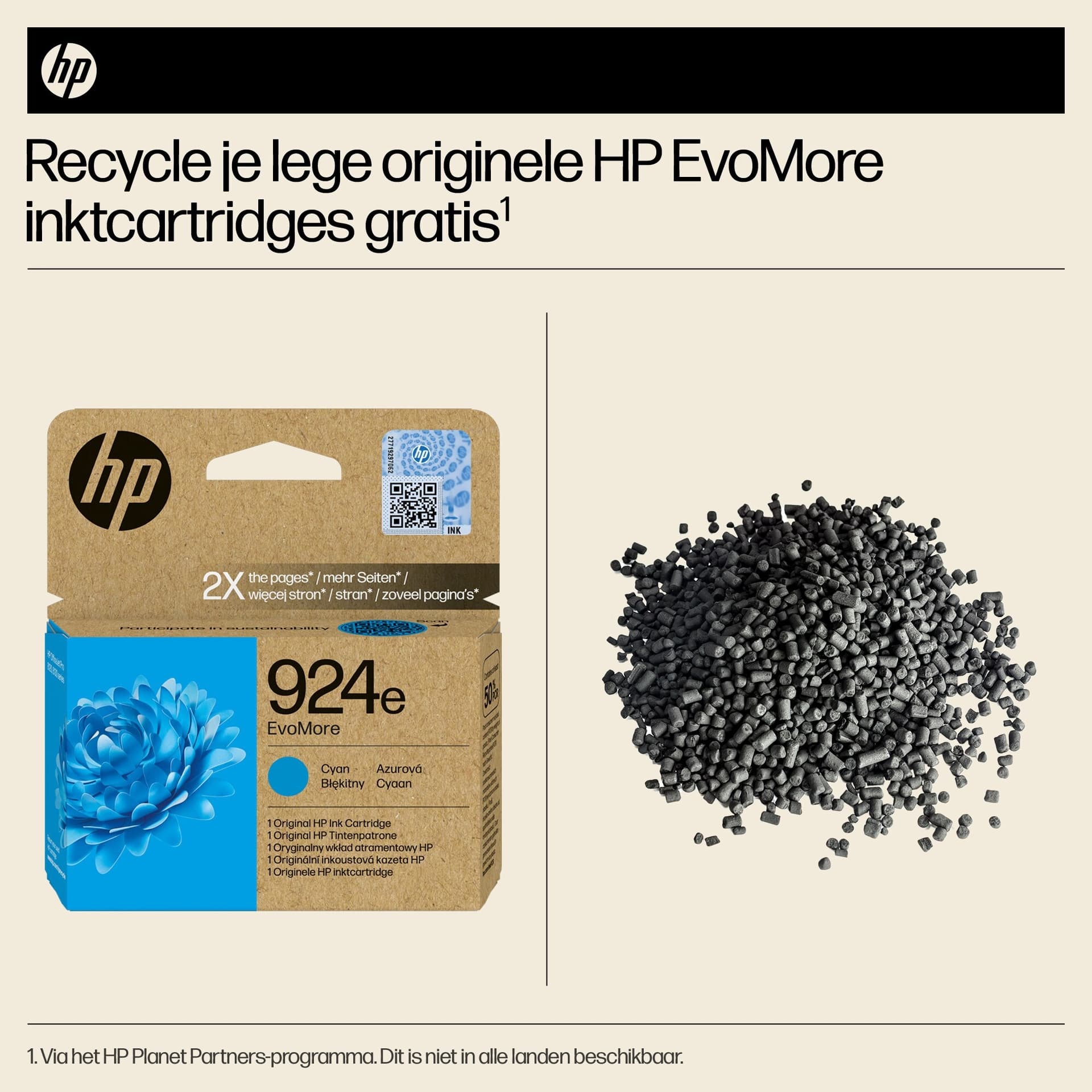 Inktcartridge HP 4K0U7NE 924E Evomore blauw 5