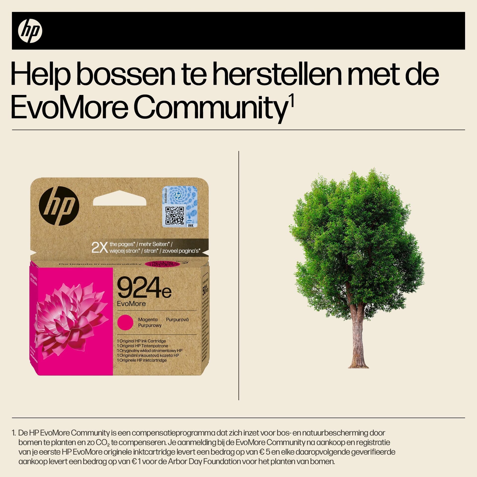 Inktcartridge HP 4K0U8NE 924E Evomore rood 4