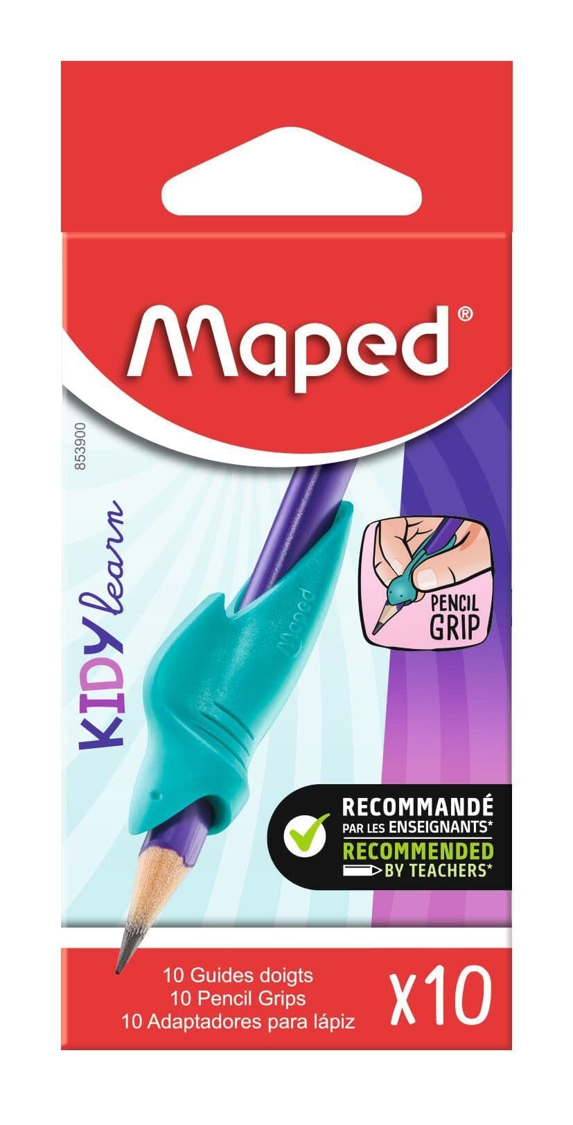 Potloodgrip Maped Kidy Learn set à 10 stuks