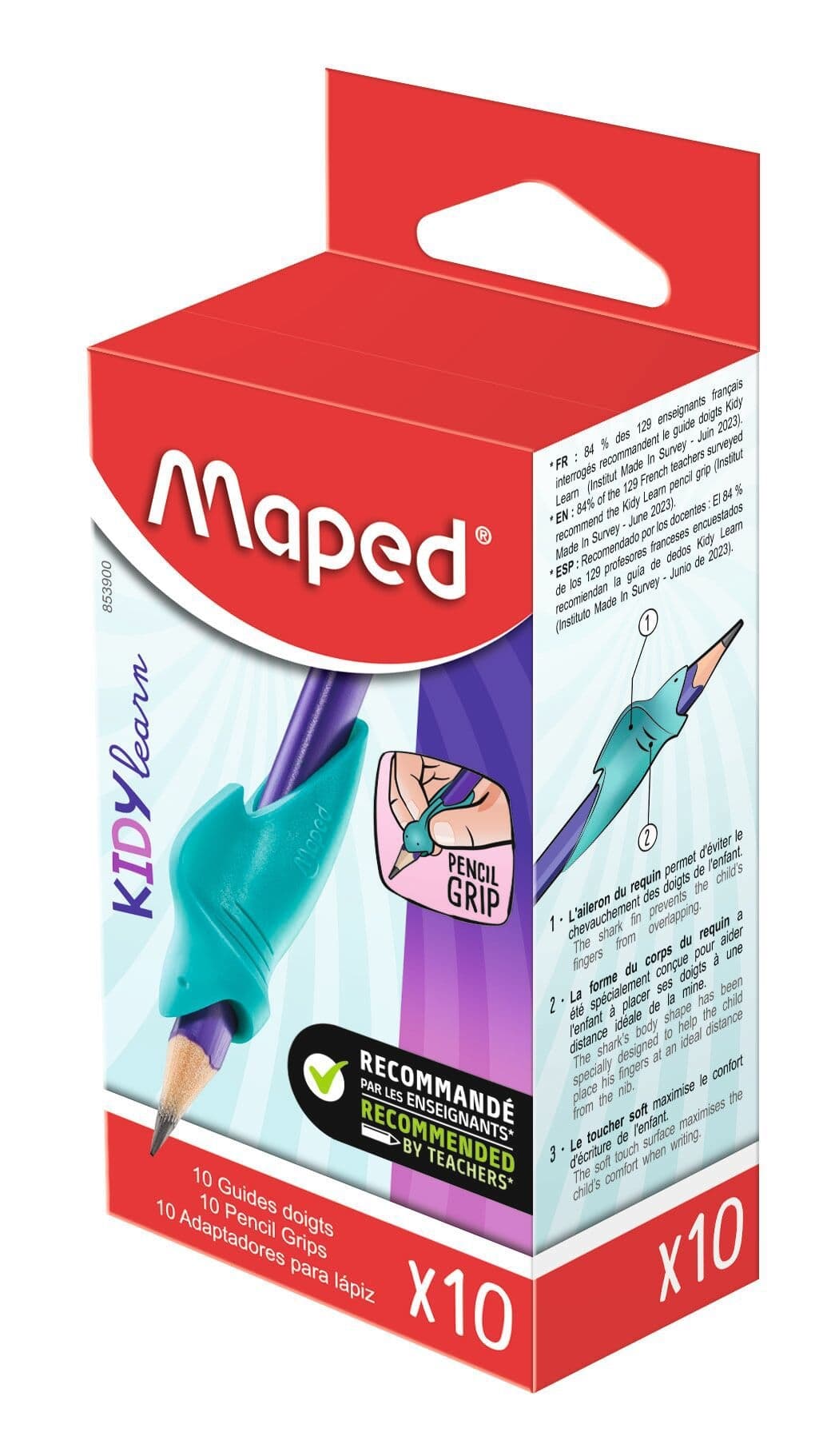 Potloodgrip Maped Kidy Learn set à 10 stuks 2