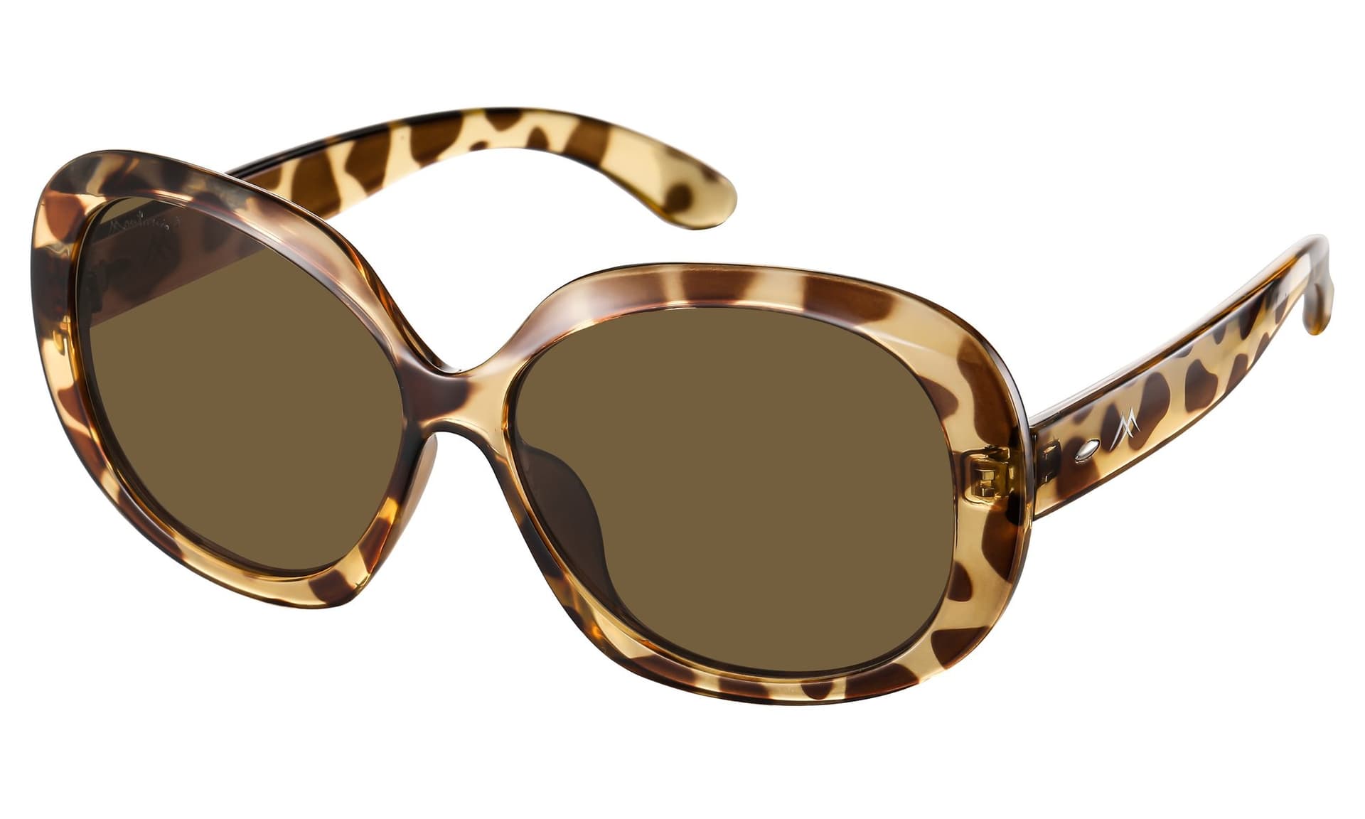 Zonnebril Montana met bruin gepolariseerd glas glans demi 2