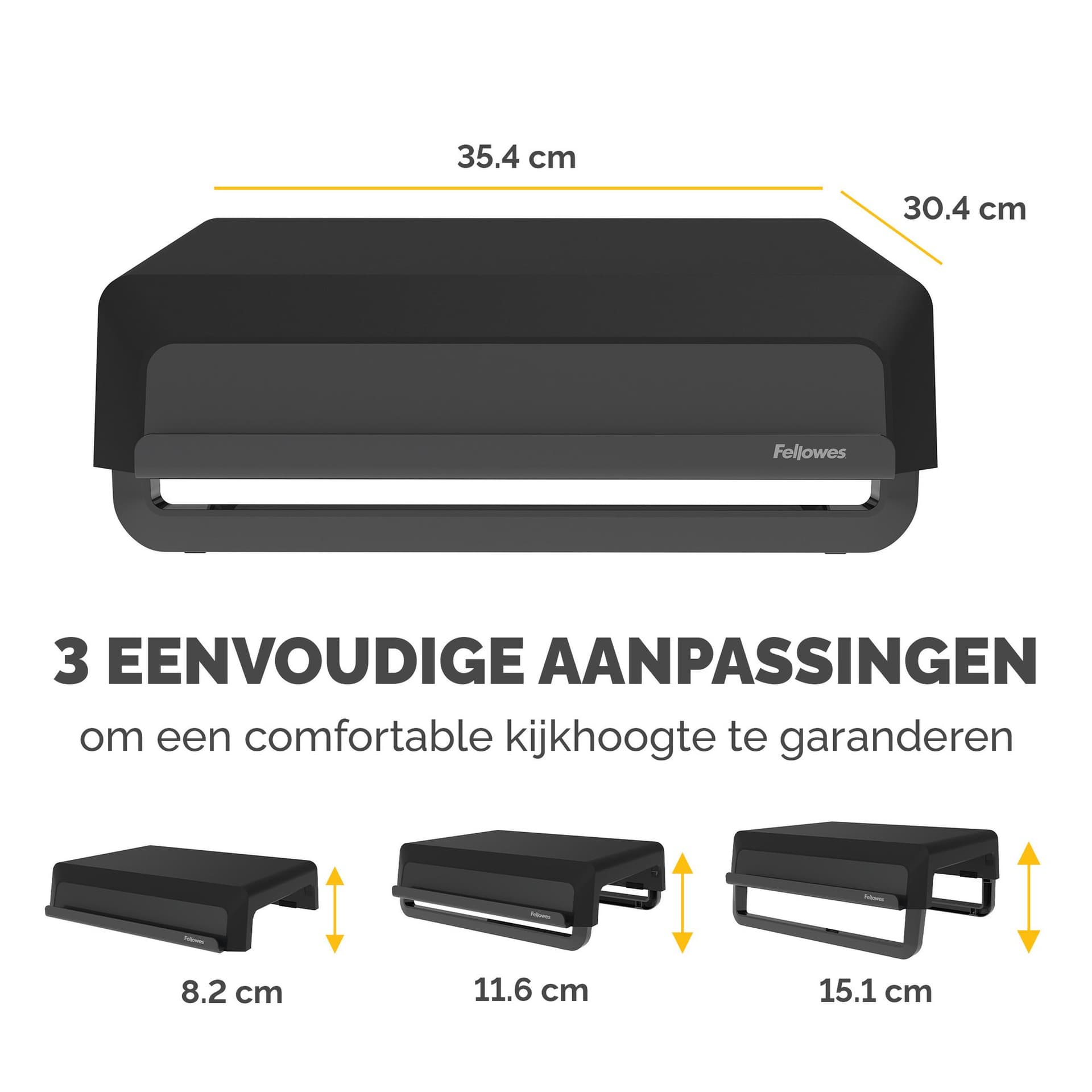 Monitorstandaard Fellowes Breyta zwart 6