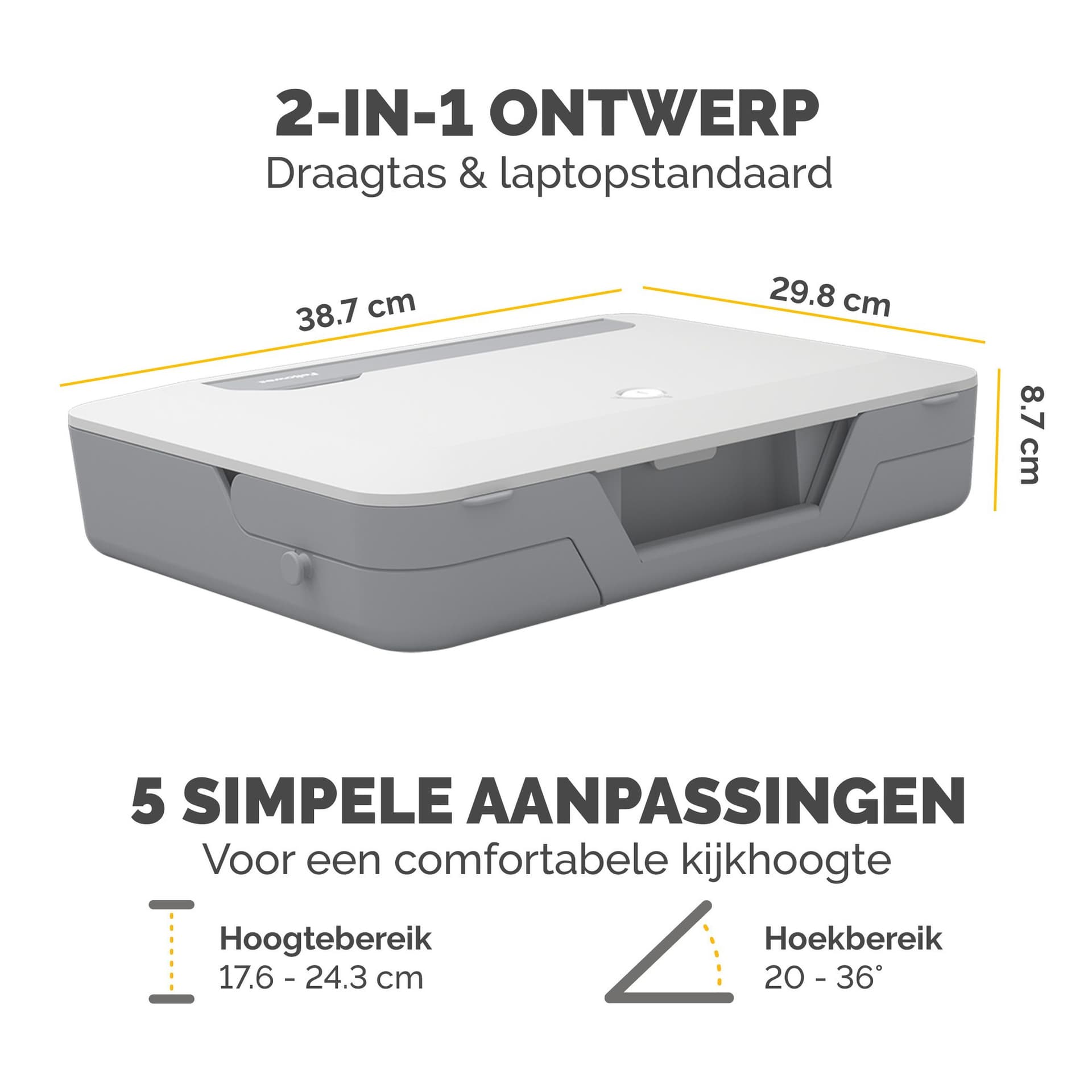 Laptopstandaard Draagtas Fellowes Breyta wit 7